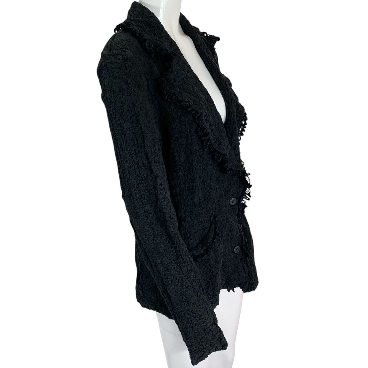 Homme Plisse Issey Miyake × Issey Miyake × Pleats Please Issey Miyake VINTAGE ISSEY MIYAKE ME PLEATS PLEASE STRECTH COAT WOMEN Size M / US 6-8 / IT 42-44 - 6 Thumbnail