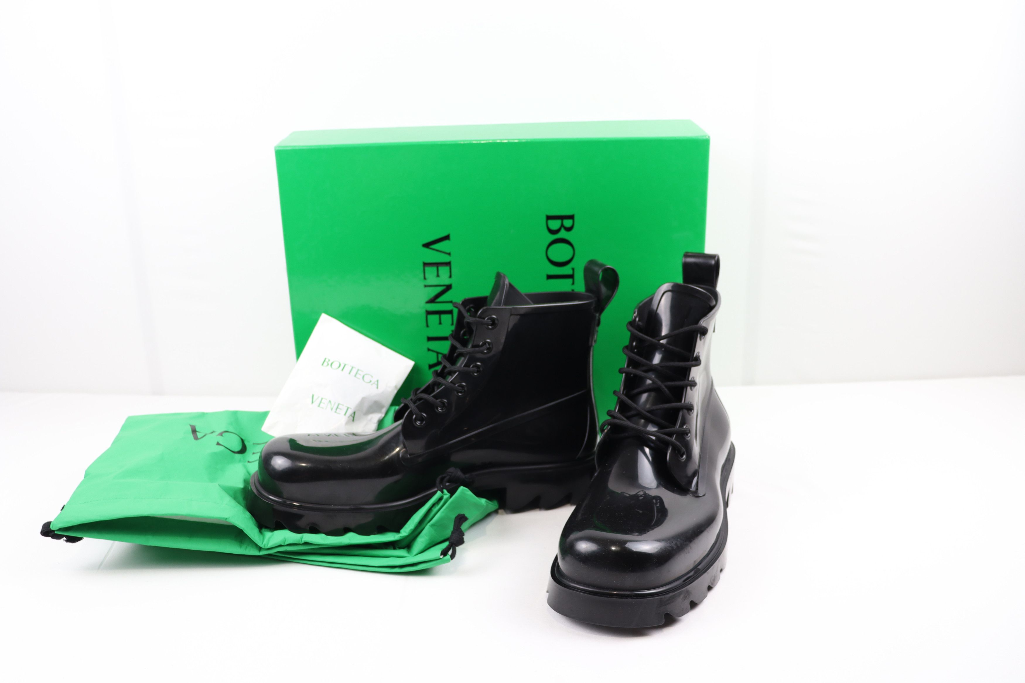 Bottega Veneta Shiny Rubber Boots Bottega Veneta Shiny--rubber