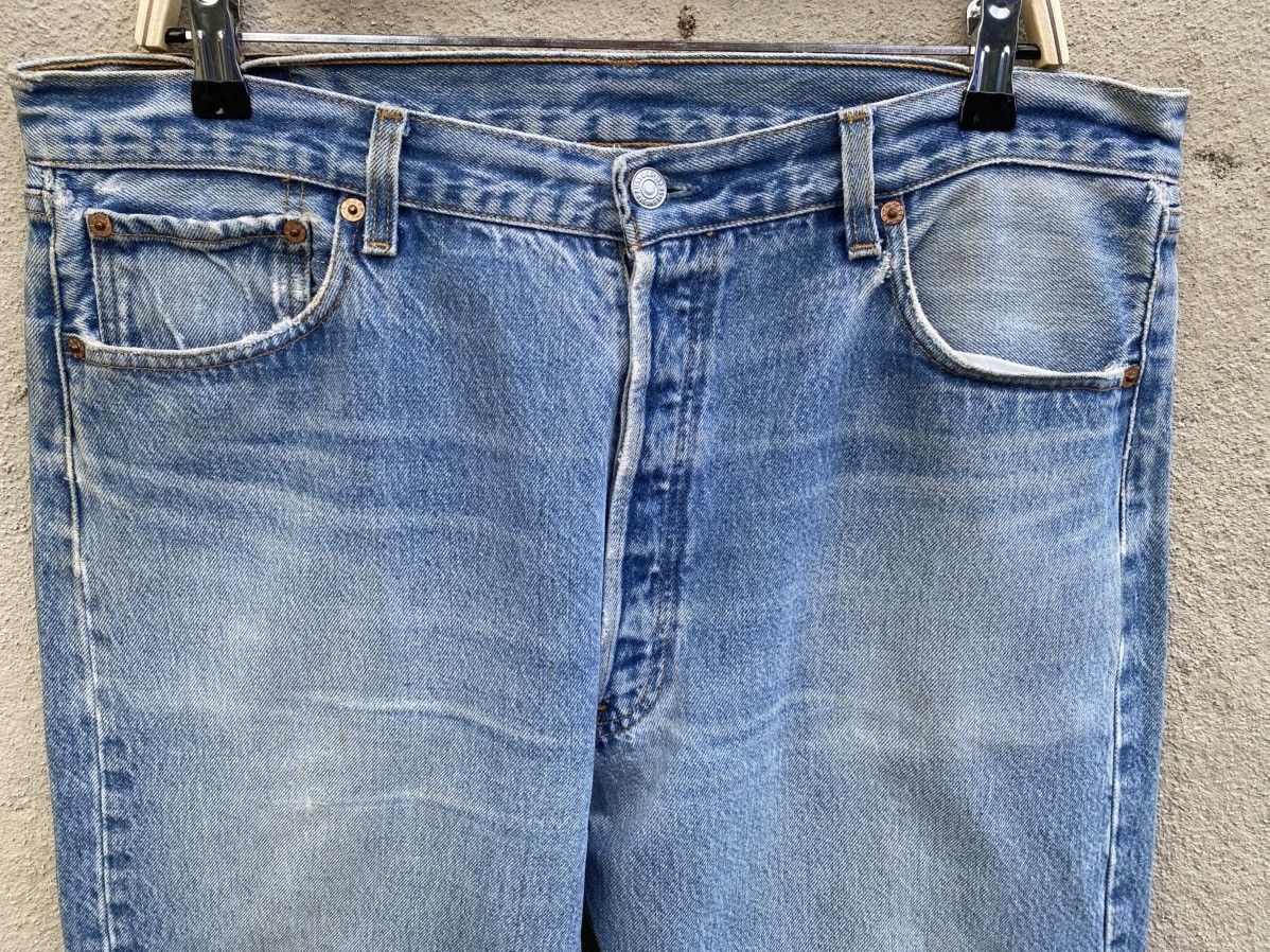 Levi's × Levi's Vintage Clothing × Vintage W38x28 vintage levi's 501xx repaired made in USA Size US 38 / EU 54 - 5 Thumbnail