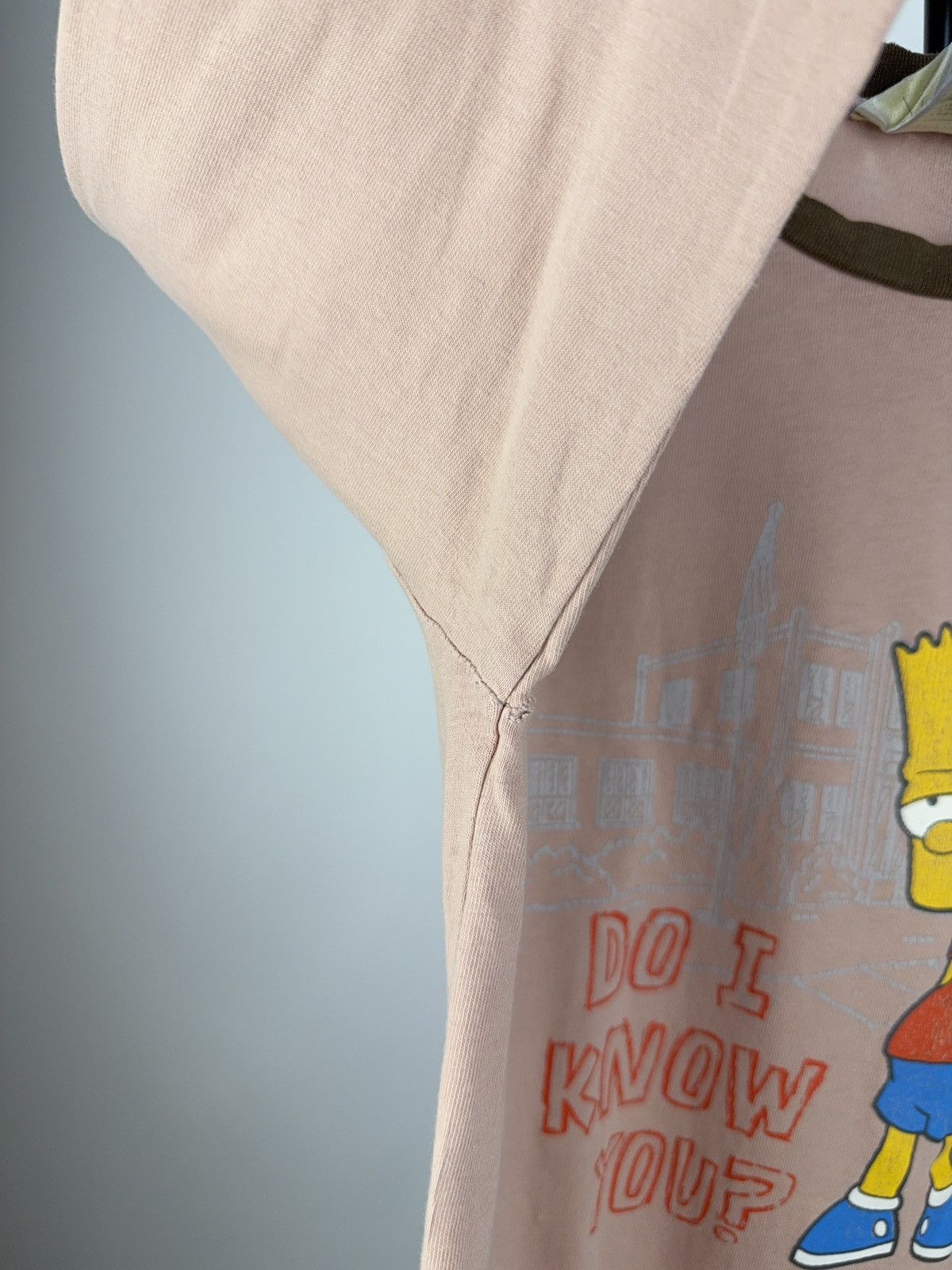 The Simpsons Vintage Simpsons Bart Long Sleeve Tee “Do I Know You?” Y2K Size US XS / EU 42 / 0 - 7 Thumbnail