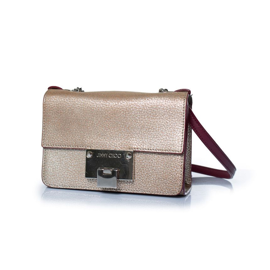 Jimmy Choo Jimmy Choo, Rebel crossbody rose leather bag Size ONE SIZE - 1 Thumbnail