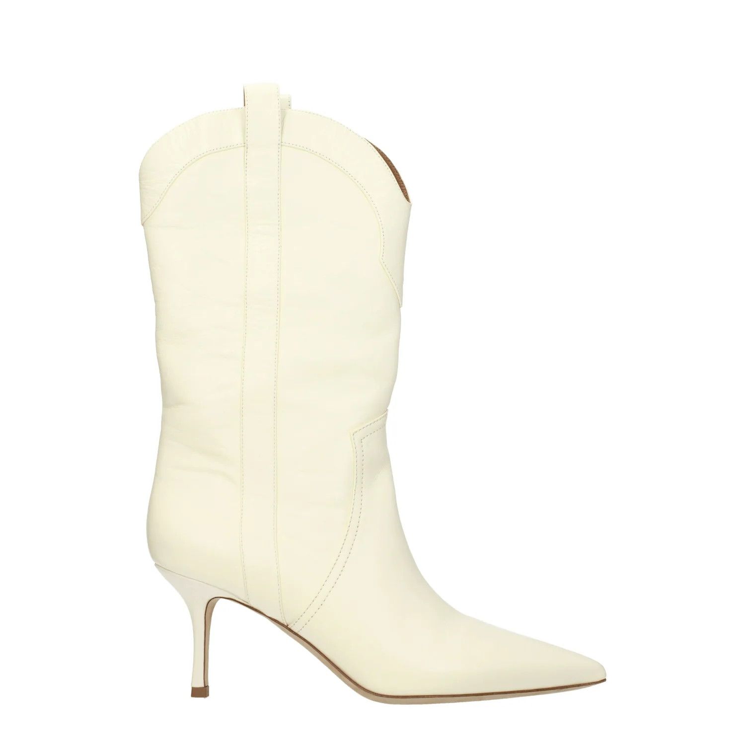 Paris Texas ob1o1e1124 Leather Ankle Boots in Beige Size US 9 / IT 39 - 1 Thumbnail
