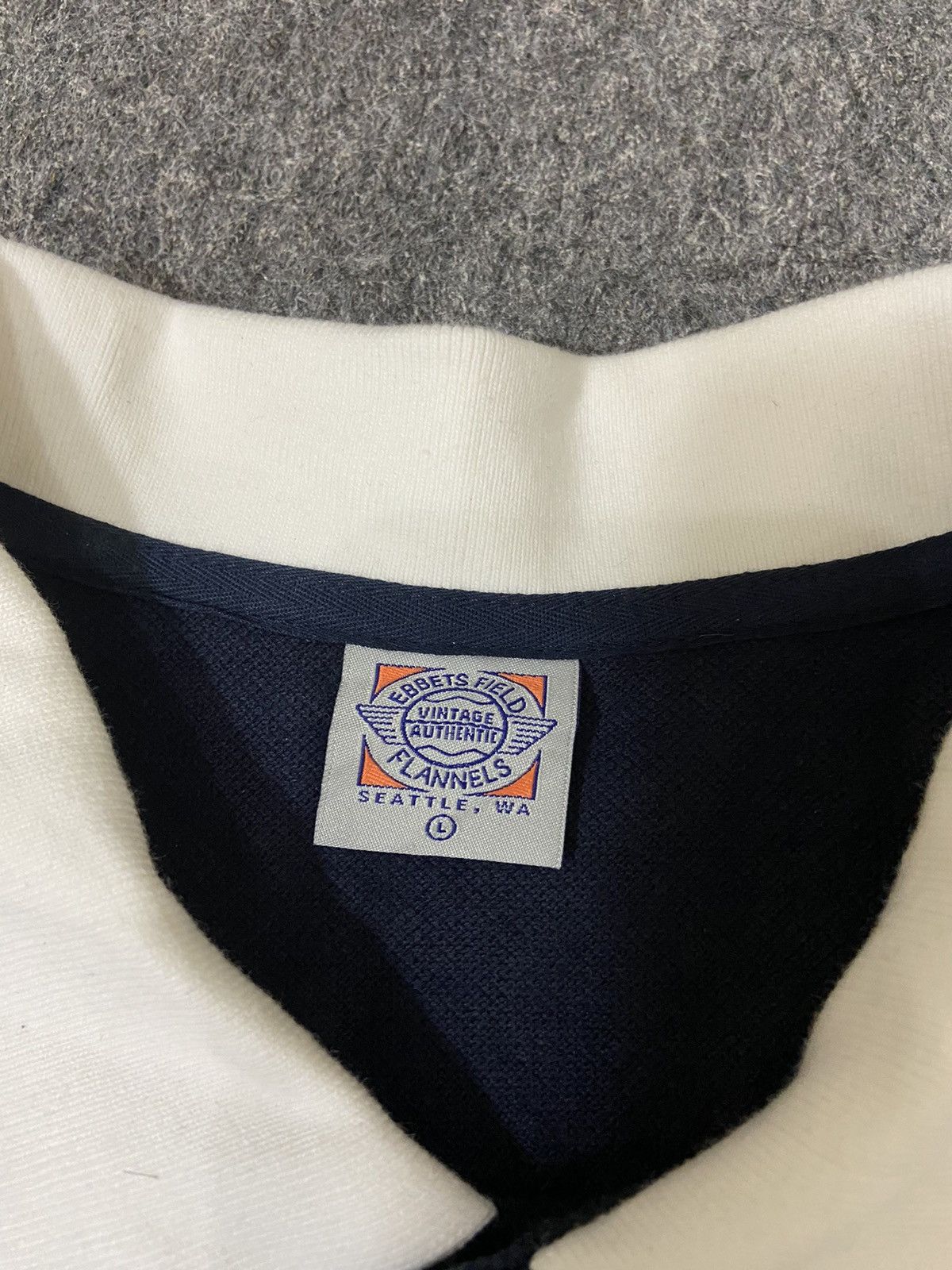 Ebbets Field Flannels ebbets field flannel polo shirt vintage 90s Size US L / EU 52-54 / 3 - 6 Thumbnail