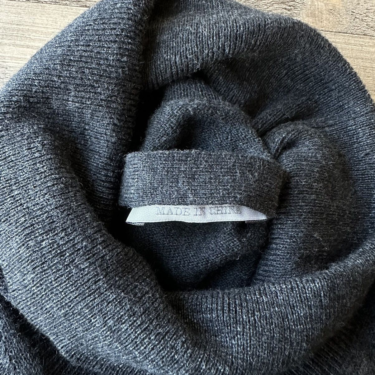 Prada × Vintage Vintage FW2010 Prada Two Tone Cotton&Cashmere Roll Neck Size US XL / EU 56 / 4 - 10 Thumbnail