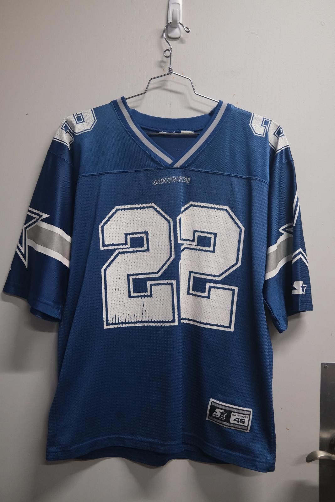 Starter 90's Starter Dallas Cowboys Smith #22 Football Jersey Size US L / EU 52-54 / 3 - 1 Thumbnail