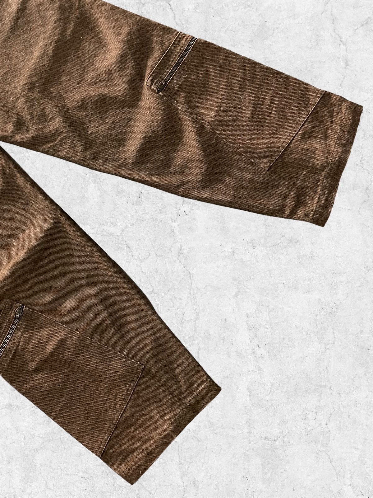 Vintage Amore Puro Multi Pocket Baggy Cargo Pants With Belt Size US 30 / EU 46 - 13 Thumbnail