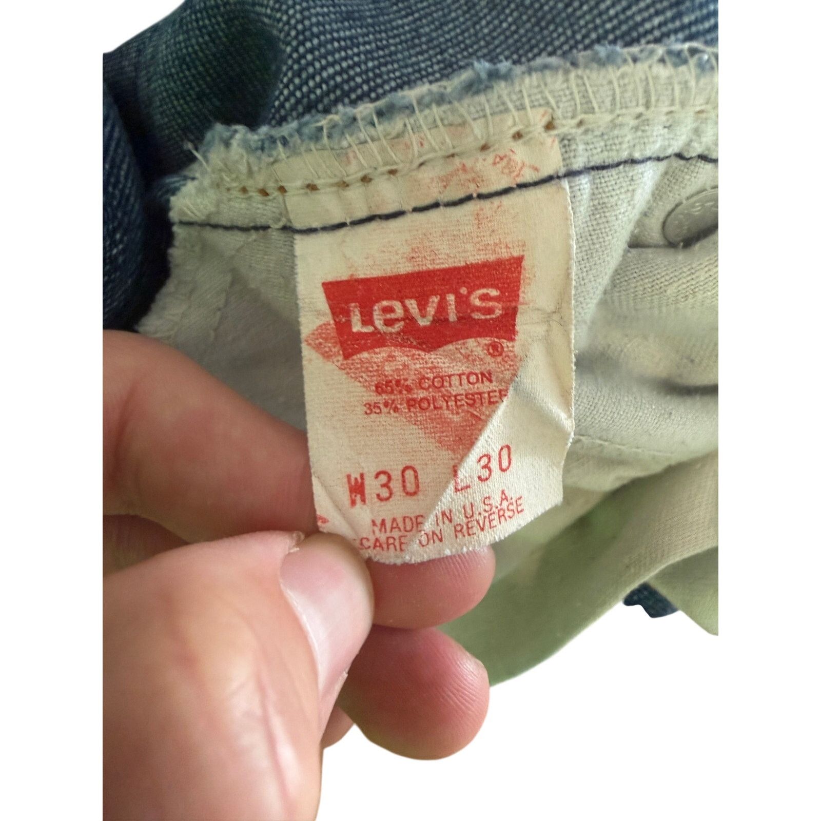 Levi's Vintage Levi’s Orange Tab Bootcut Jeans Made In USA Faded Size US 30 / EU 46 - 6 Thumbnail