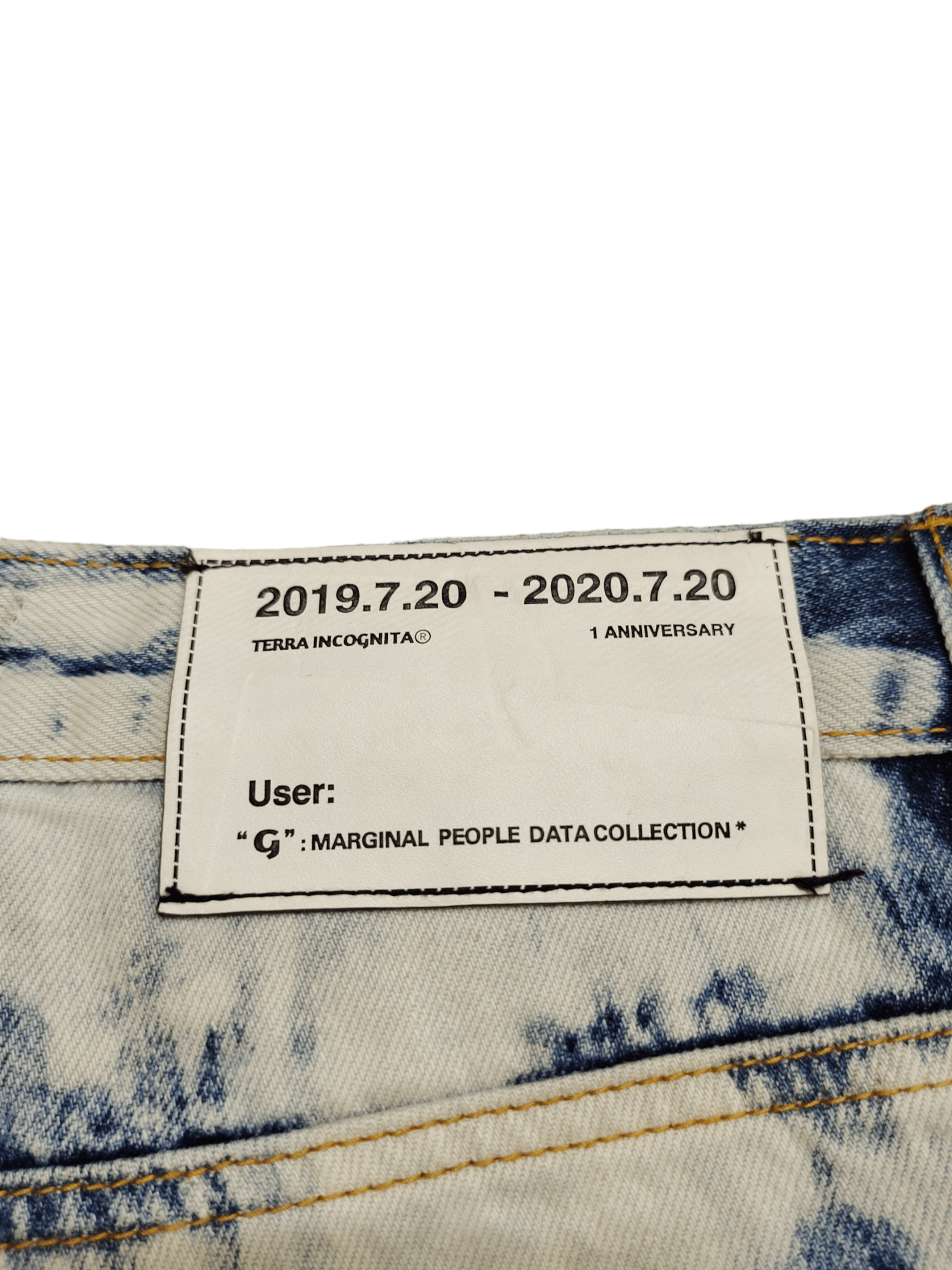 If Six Was Nine Flare Baggy Jean Terra Incognita Boot Cut Wide Leg Acid Wash Size US 29 - 22 Thumbnail