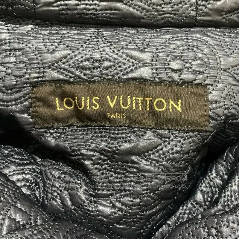 Louis Vuitton Louis Vuitton Women's Blue Cotton Puffer Jacket . Size S / US 4 / IT 40 - 6 Thumbnail