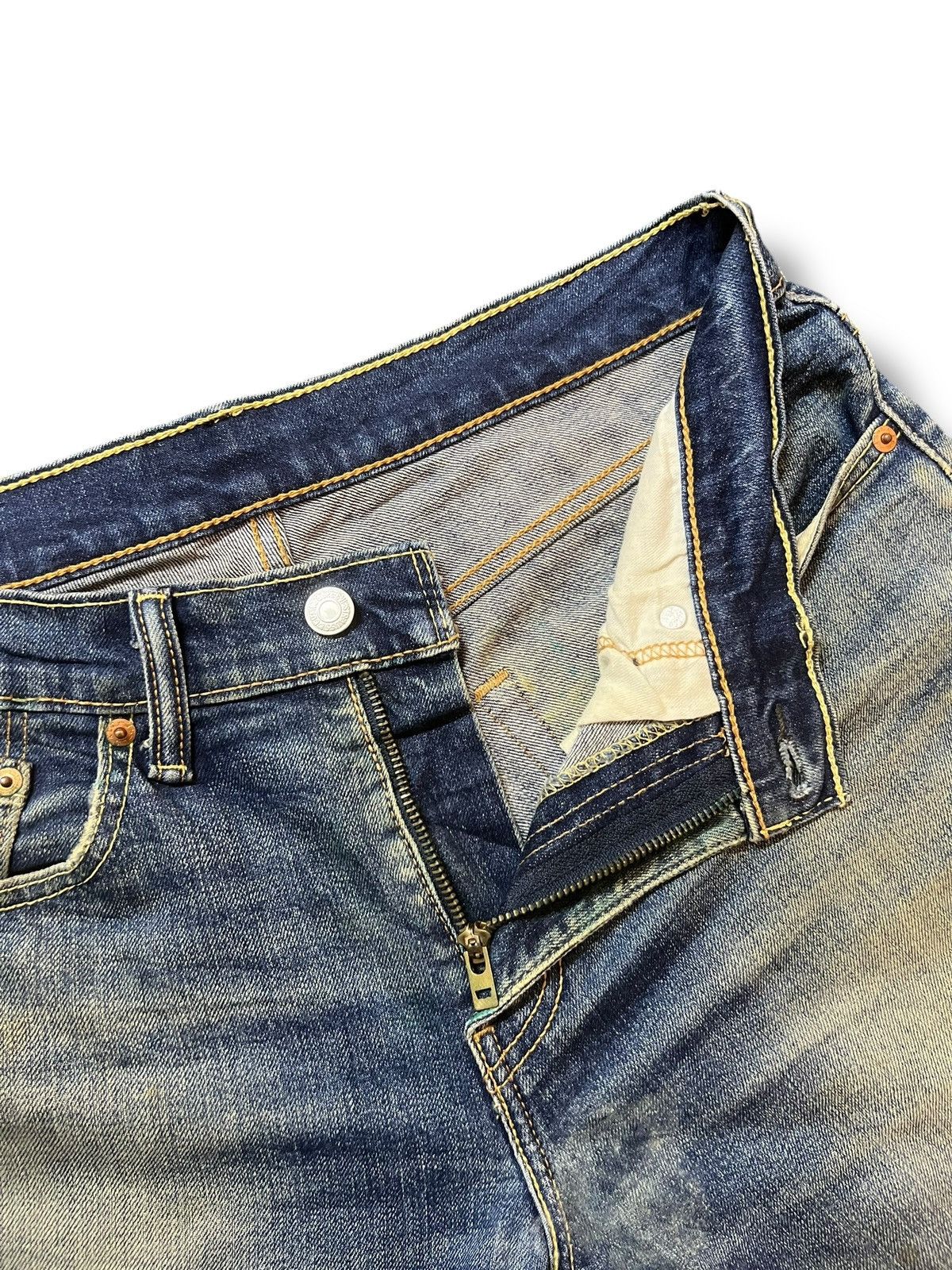 Levi's Vintage Levi’s 511 - Faded Rusty Wash, Distressed Denim Size US 33 - 8 Thumbnail
