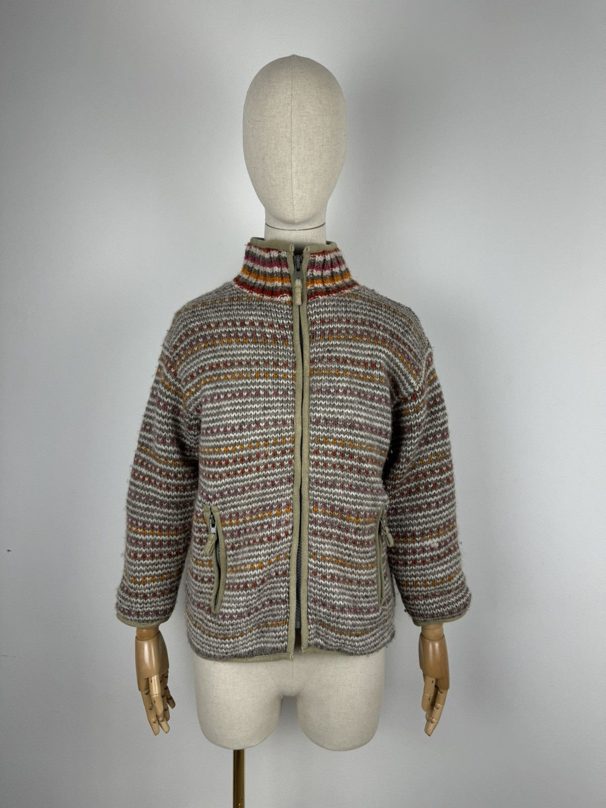 Vintage Women’s Pachamama Full Zip Wool Cardigan Jacket size S Size S / US 4 / IT 40 - 1 Thumbnail
