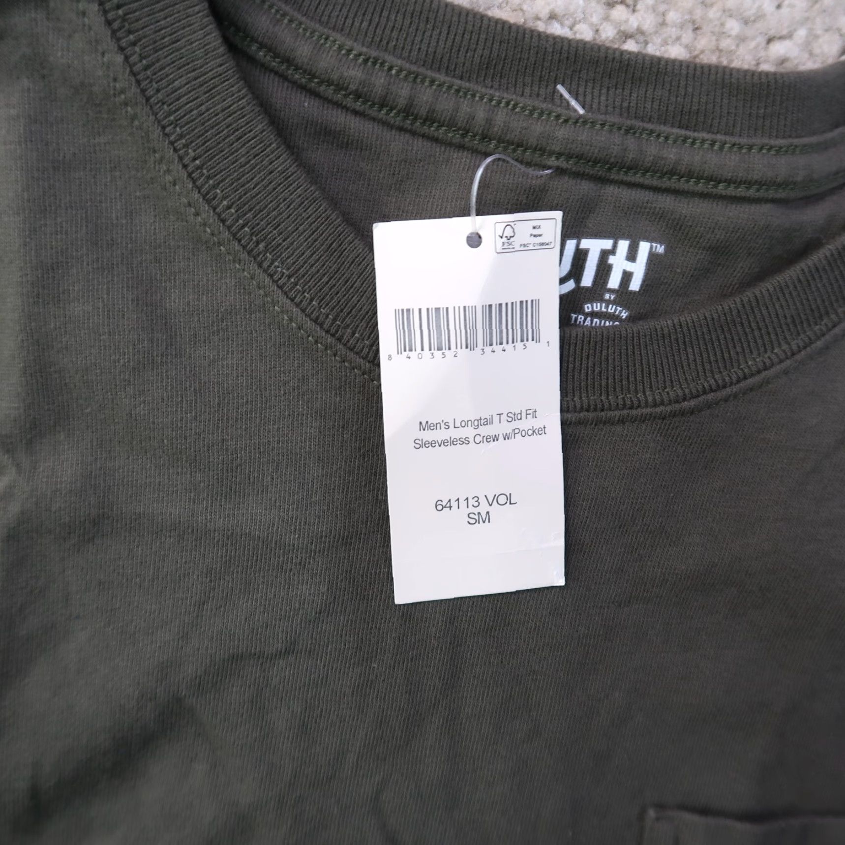 Vintage Duluth T-Shirt Men’s Small Green Sleeveless Workwear Vintage No Size US S / EU 44-46 / 1 - 4 Thumbnail