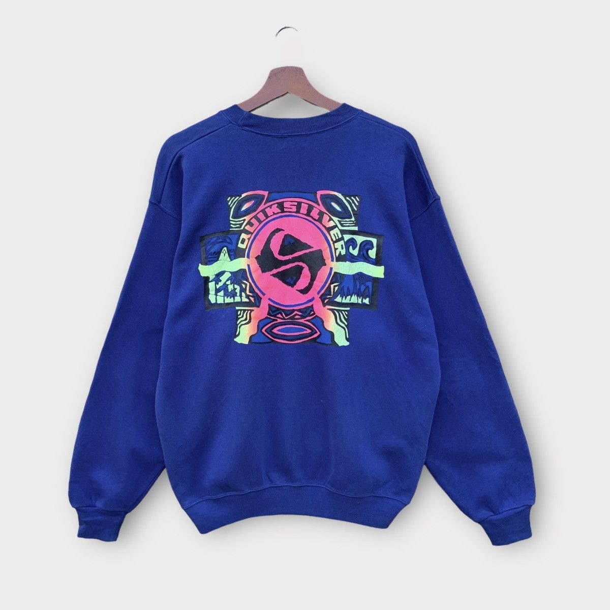 Quiksilver Rare! Vintage 90s Quiksilver Crewneck Big Logo Size US M / EU 48-50 / 2 - 1 Thumbnail