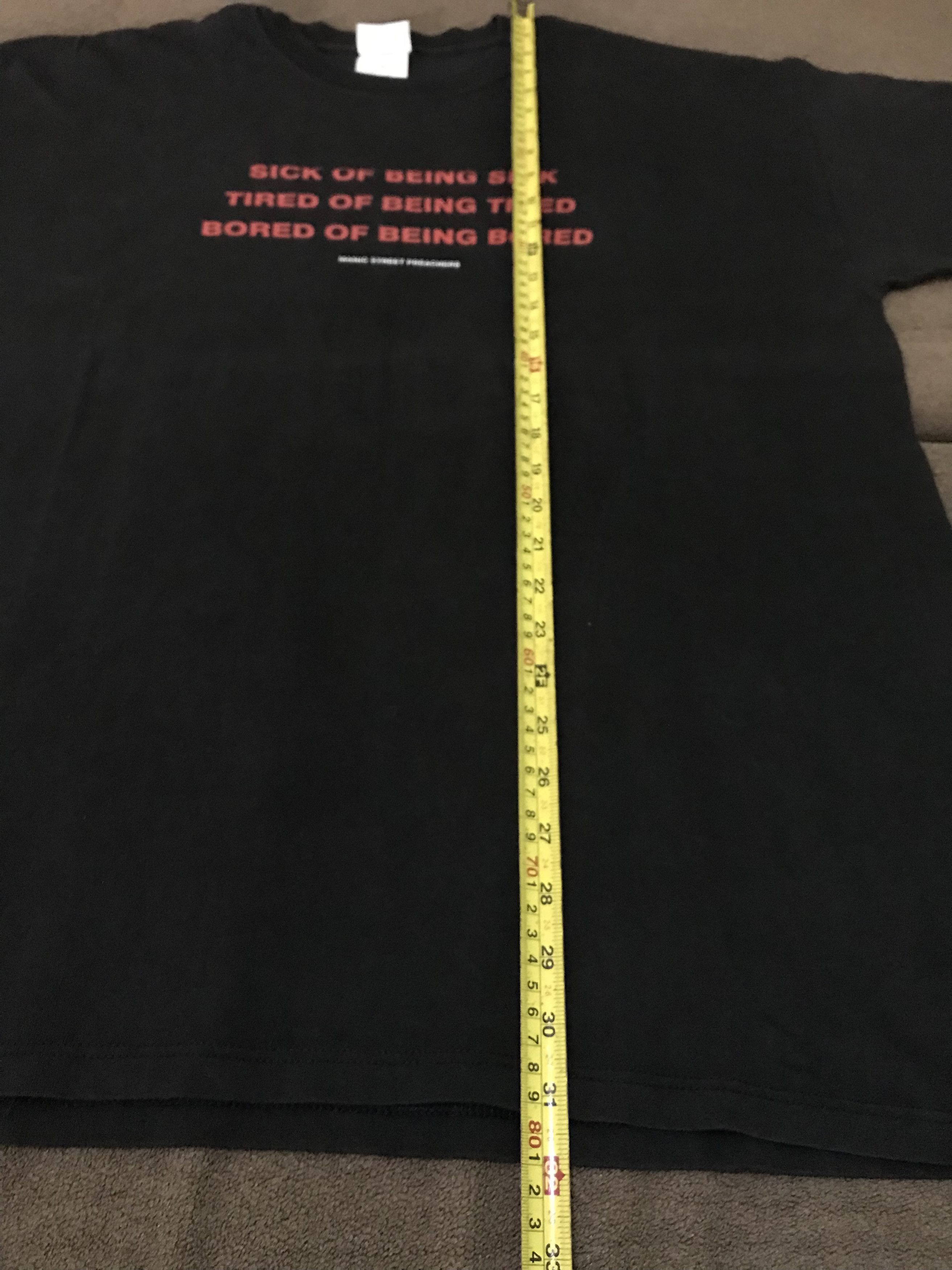 Vintage Manic Street Preachers Shirt Oasis radiohead