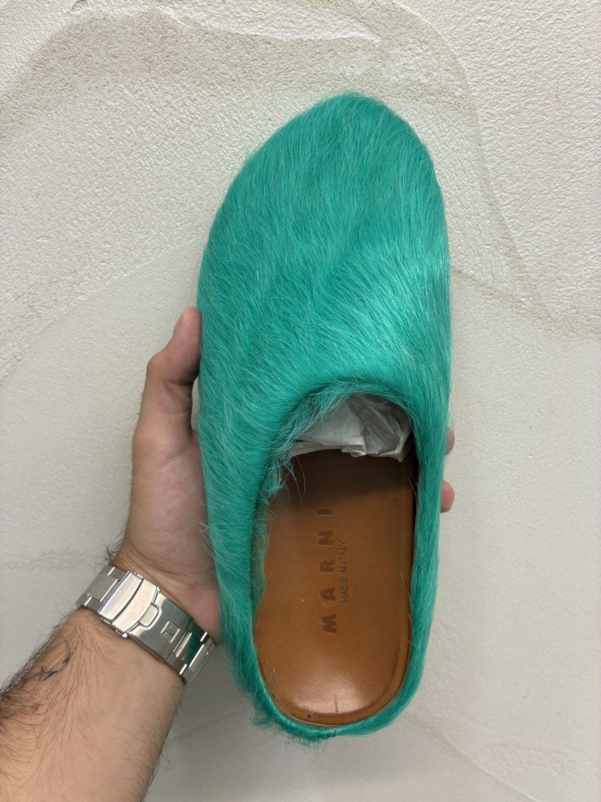 Marni Marni Green Fussbett Sabot Size US 8 / EU 41 - 11 Thumbnail