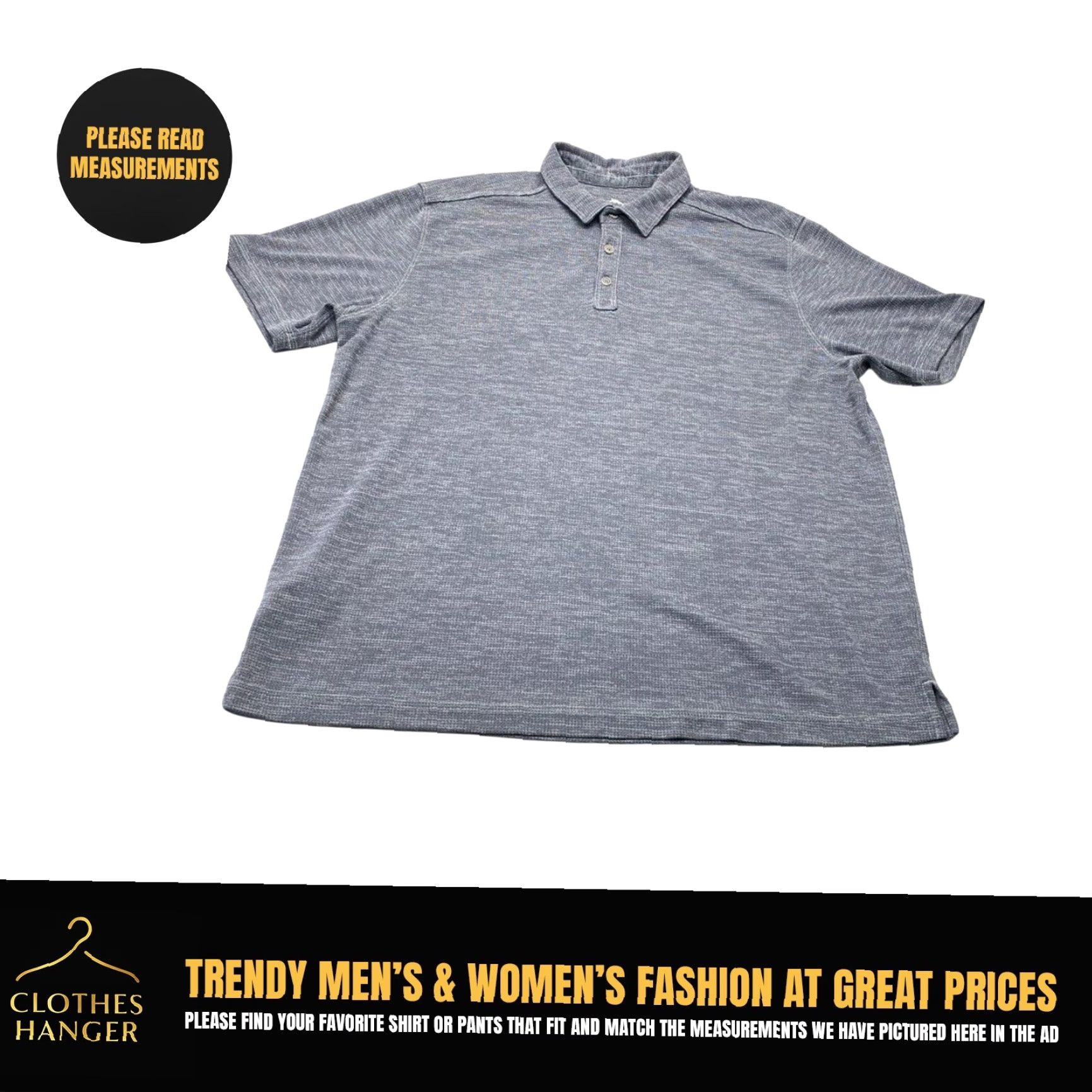 Tommy Bahama Tommy Bahama Shirt Mens XL Gray Heather Polo Golf Casual Embroidered 8573 Size US XL / EU 56 / 4 - 2 Thumbnail