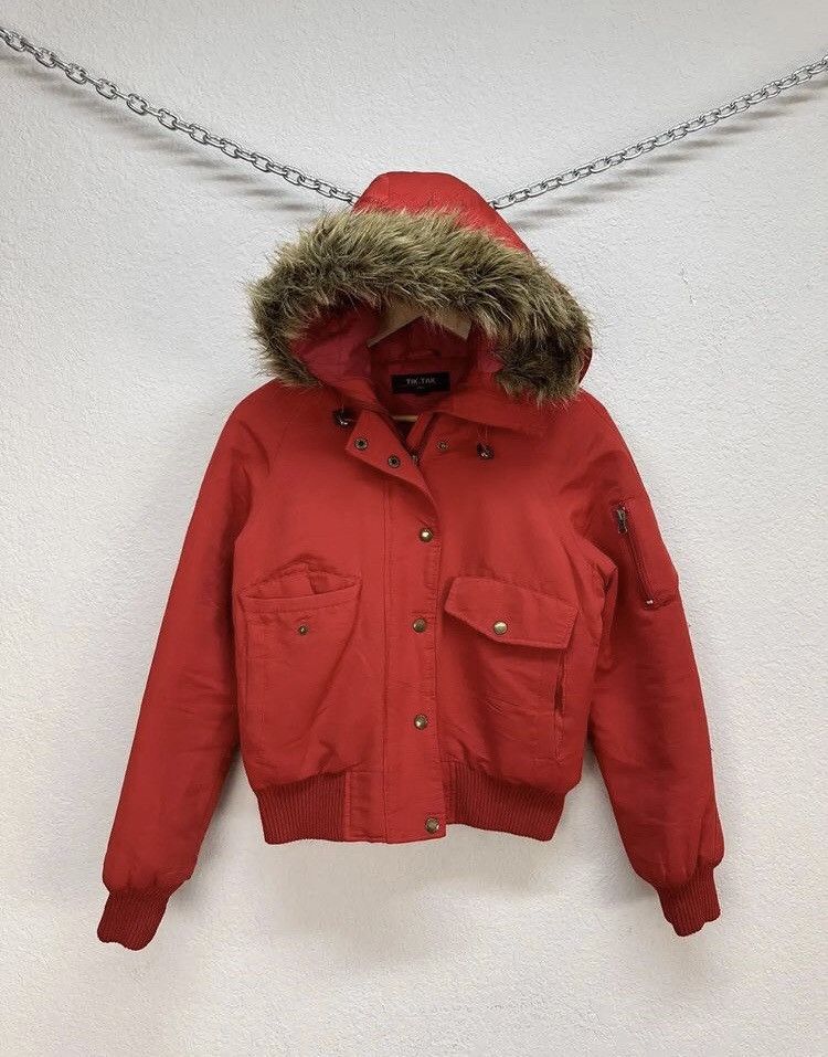 フォロー割引　ttx　Y2K fur bomber down Mさサイズ Y 2 K Fur Jacket | Grailed