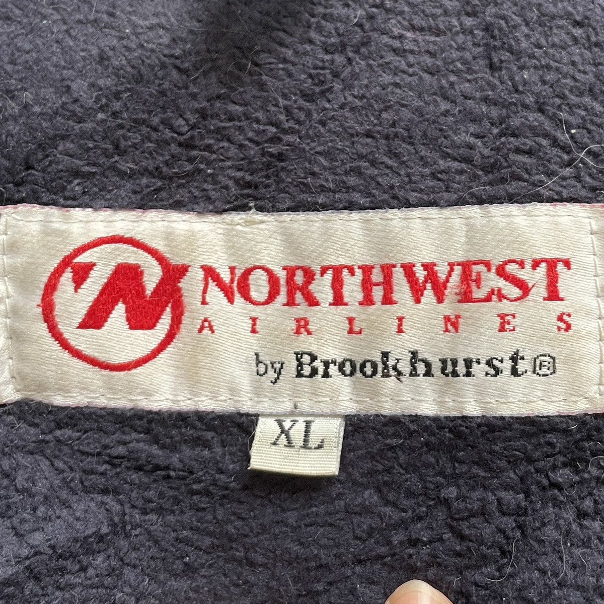 Vintage Vintage Brand Northwest Airlines Bomber Jacket 1990s Size US XL / EU 56 / 4 - 12 Thumbnail
