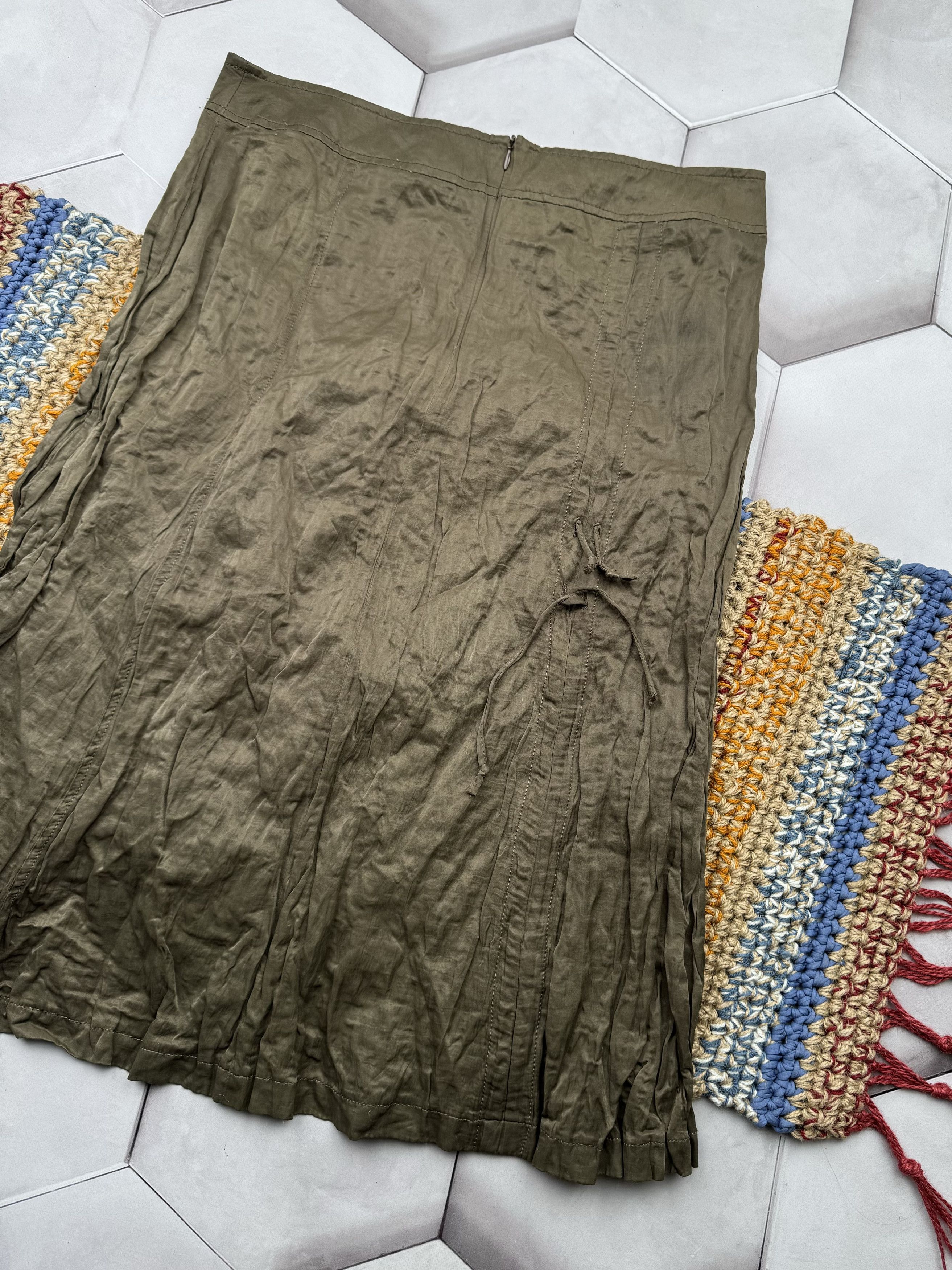 Japanese Brand Vintage Bondage Midi Skirt(E4) Size 30" / US 8 / IT 44 - 7 Thumbnail