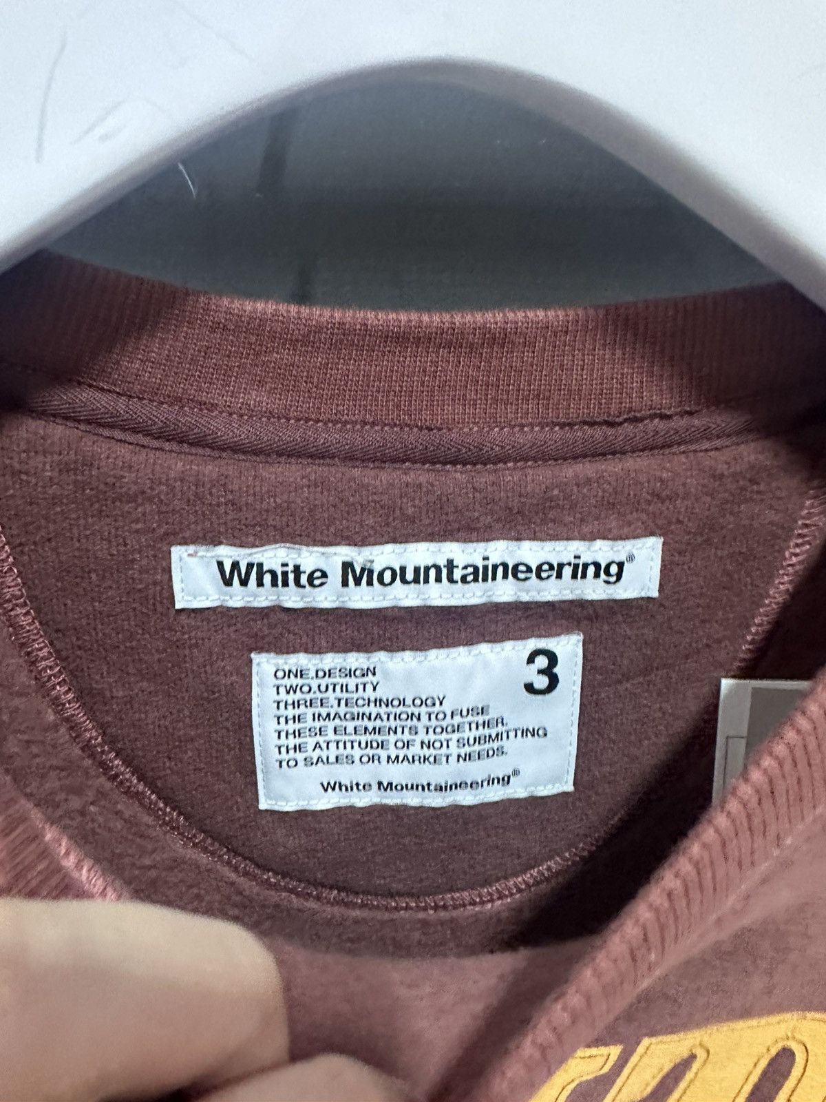 White Mountaineering White mountaineering College logo Sweat shirt Size US M / EU 48-50 / 2 - 2 Thumbnail
