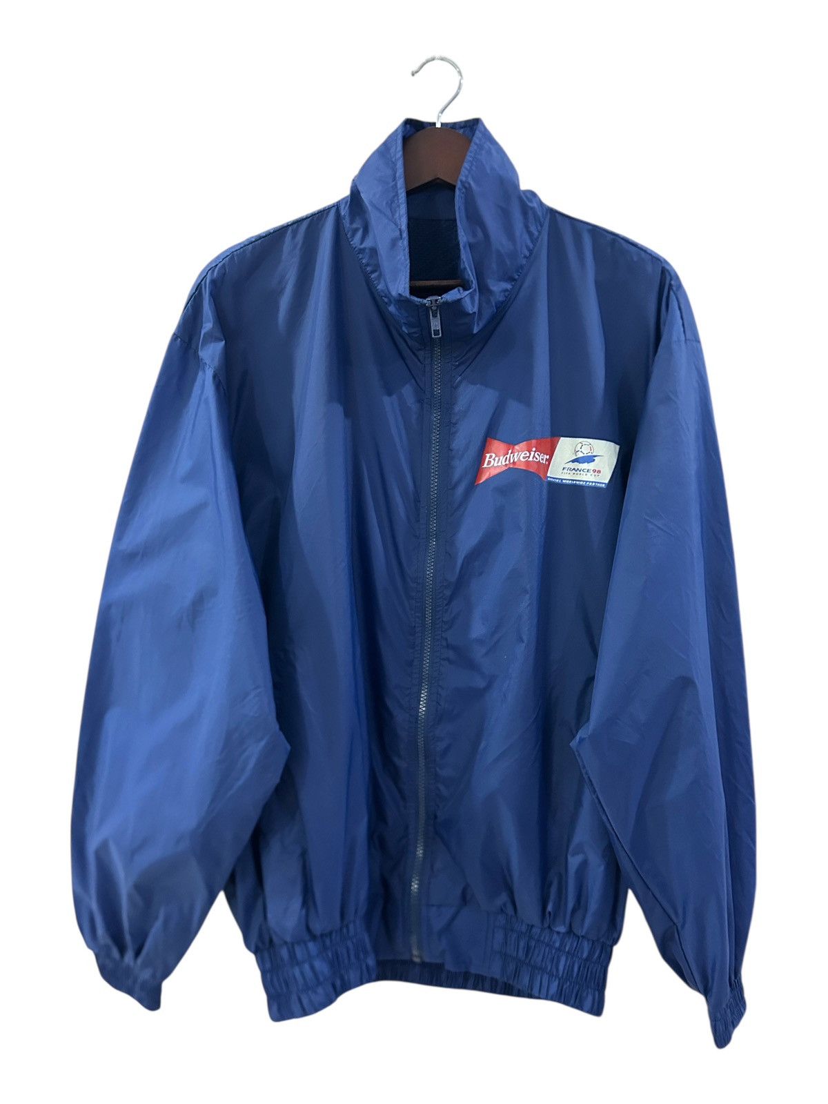 Budweiser Vintage 1998 Budweiser Promo France FIFA World Cup Jacket Size US L / EU 52-54 / 3 - 1 Thumbnail