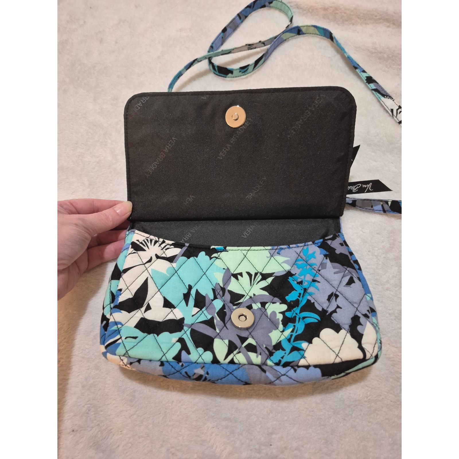 Vera Bradley Vera Bradley Quilted Cotton Little Crossbody - Retired Size ONE SIZE - 3 Thumbnail
