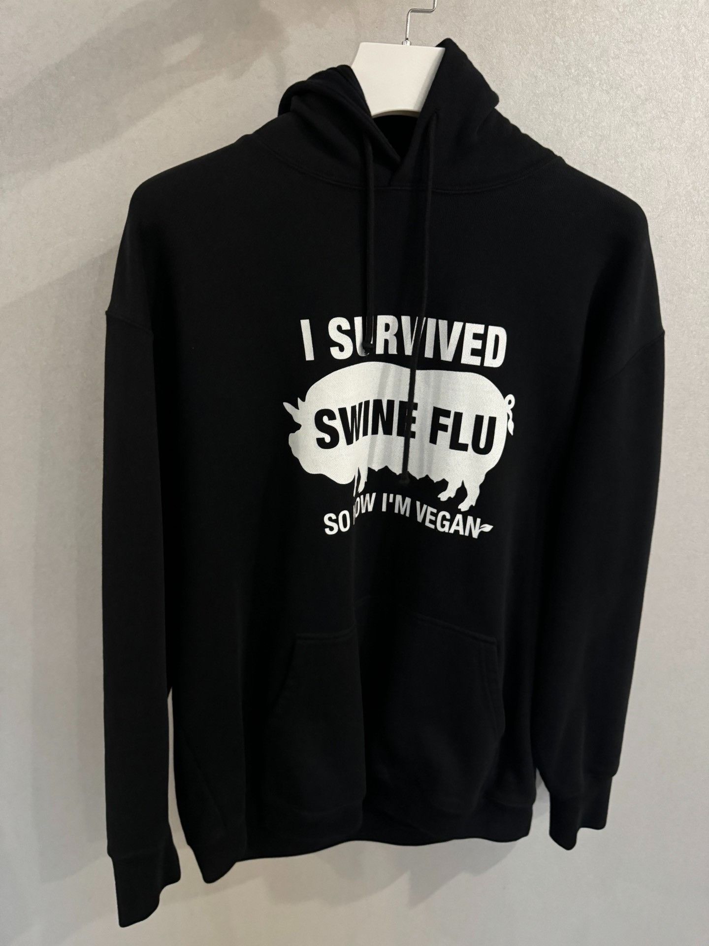 Vetements Hidden Side Seized Website Mask Hoodie [M] | Grailed