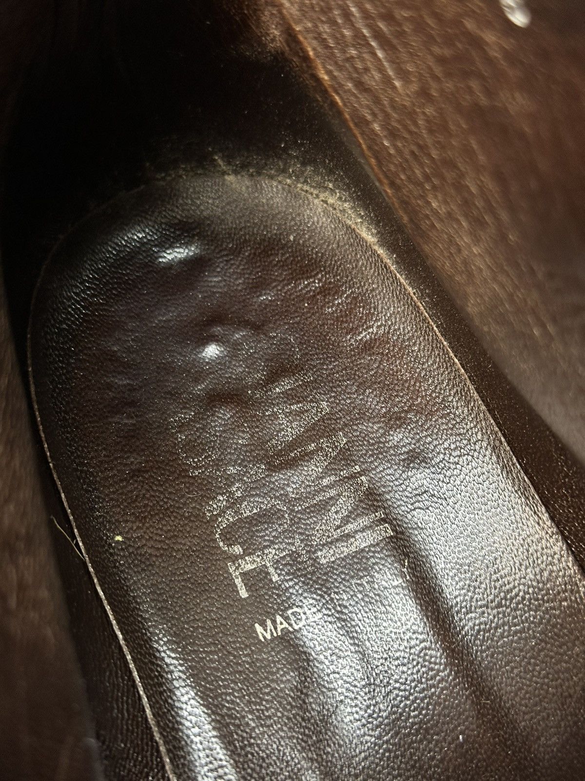 Versace RARE RRL LEATHER BOOTS WESTERN AS 98 JAPAN GUIDI HANDMADE Size US 6 / EU 39 - 13 Thumbnail