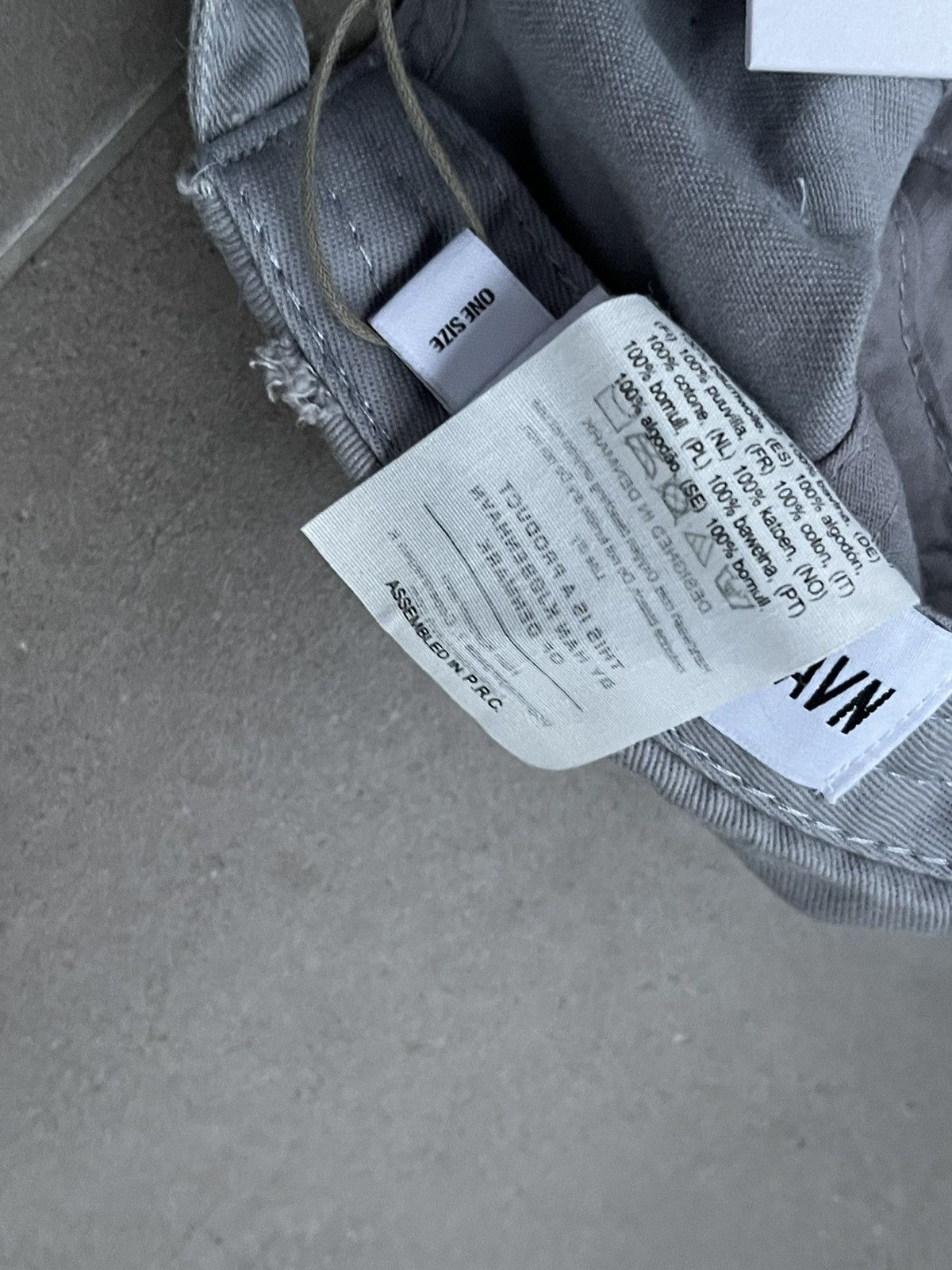 Han Kjobenhavn !DS! SS23 Han Kjobenhavn Logo Distressed Grey Cap Size ONE SIZE - 7 Thumbnail
