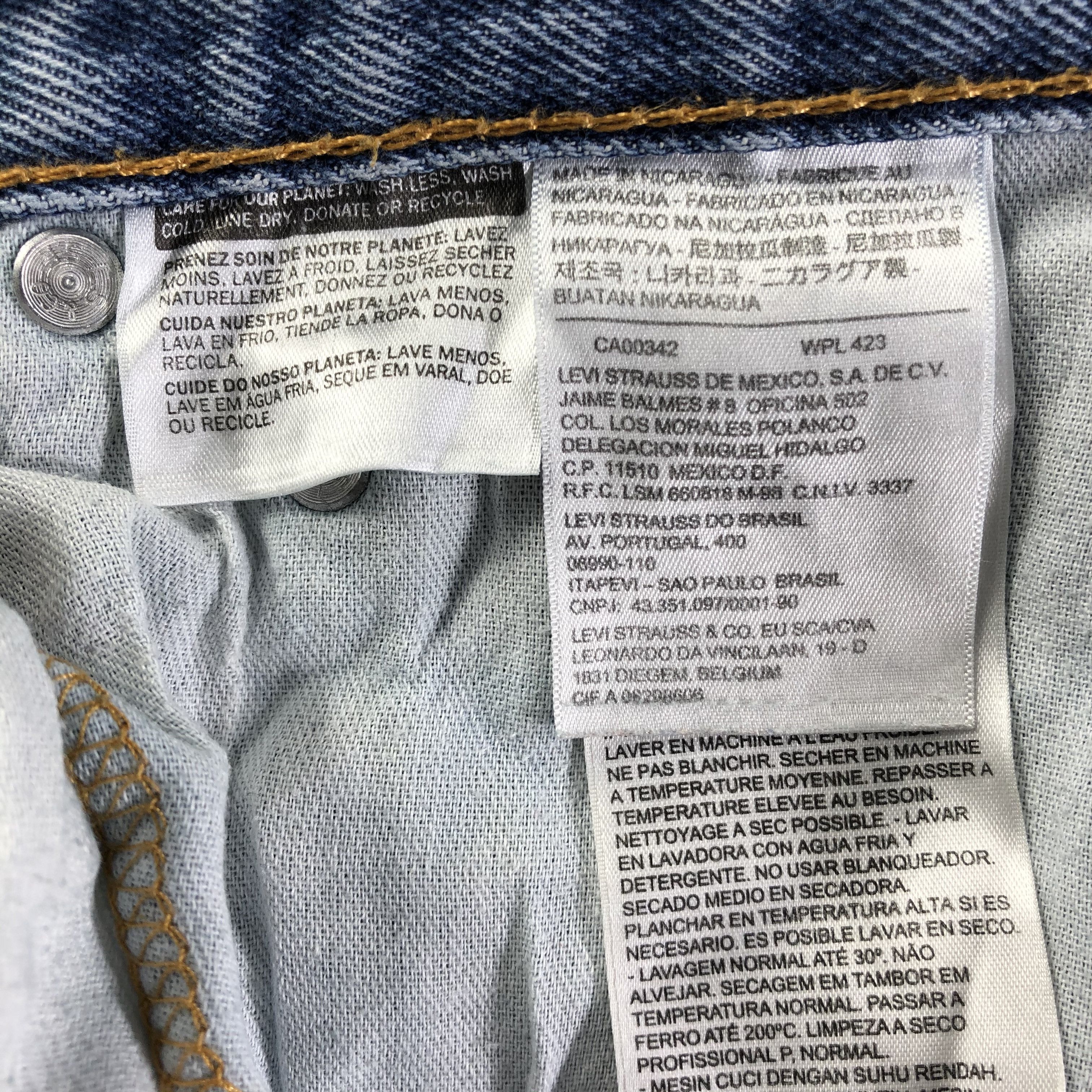 Levi's Vintage Light Wash Levis 505 Jeans-J4326 Size US 36 / EU 52 - 12 Thumbnail