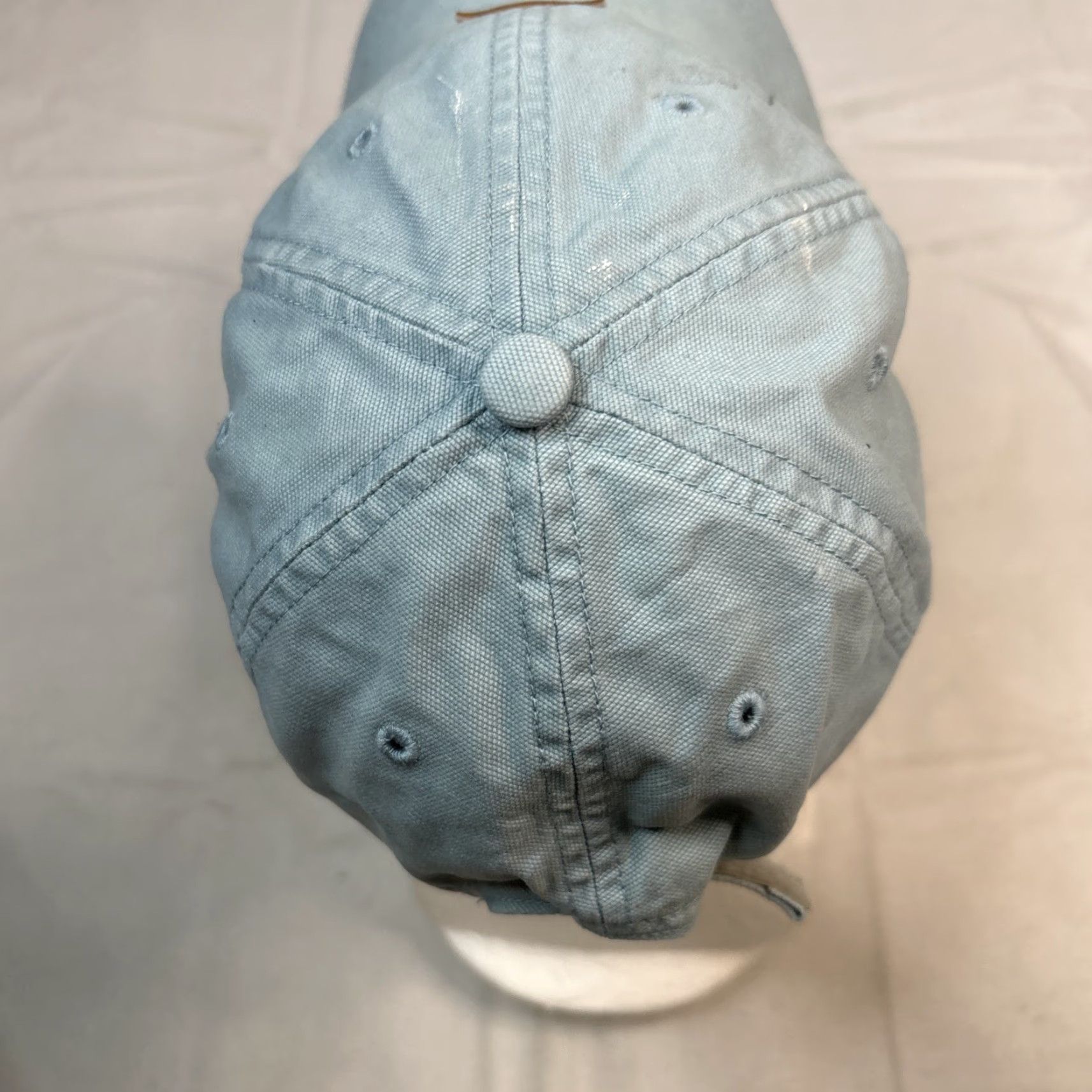 Carhartt Carhartt Mens Cotton Canvas Hat Odessa Adjustable Soft Blue Cap Hat Size ONE SIZE - 6 Thumbnail