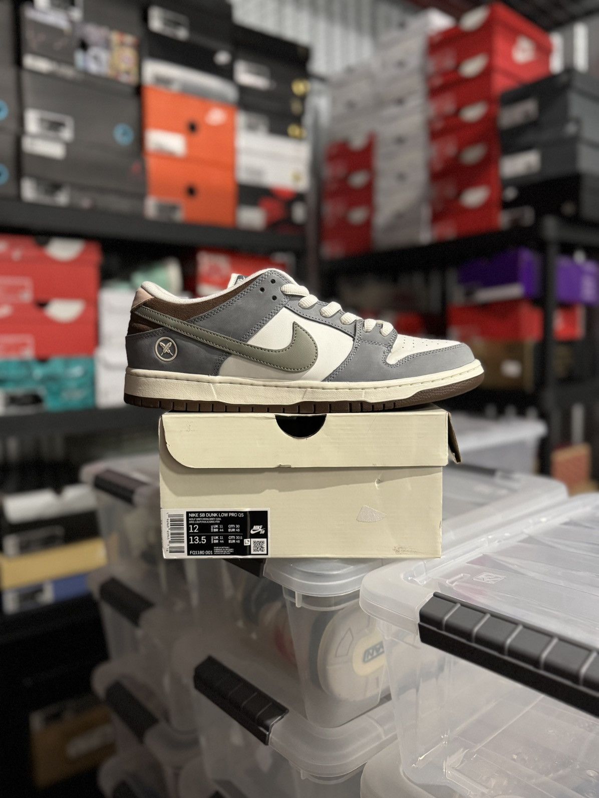 Nike Nike Dunk Low SB Yuto Horigome Grey Size 12 Size US 12 / EU 45 - 1 Thumbnail