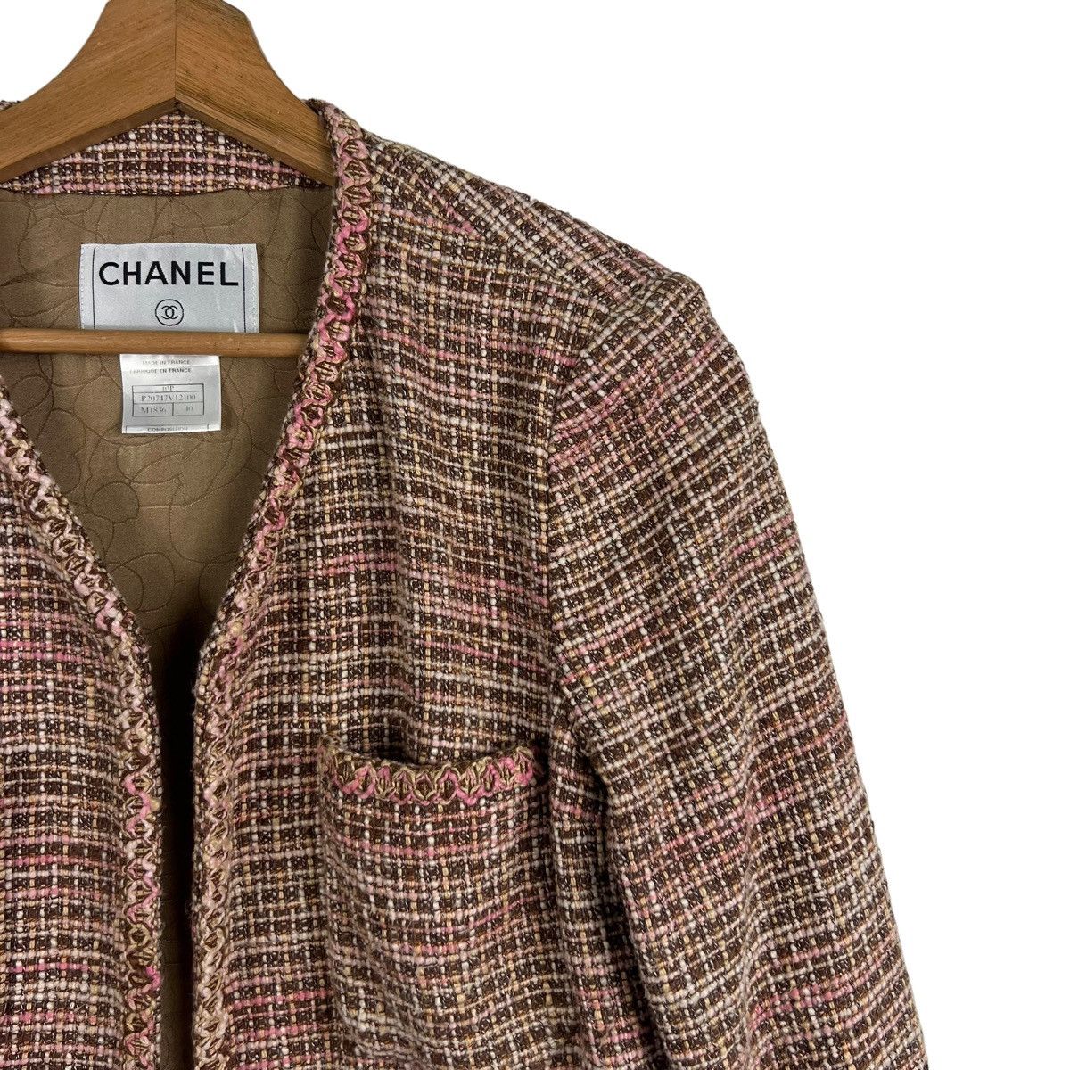 Chanel 🔥VINTAGE CHANEL TWEED JACKETS Size S / US 4 / IT 40 - 3 Thumbnail