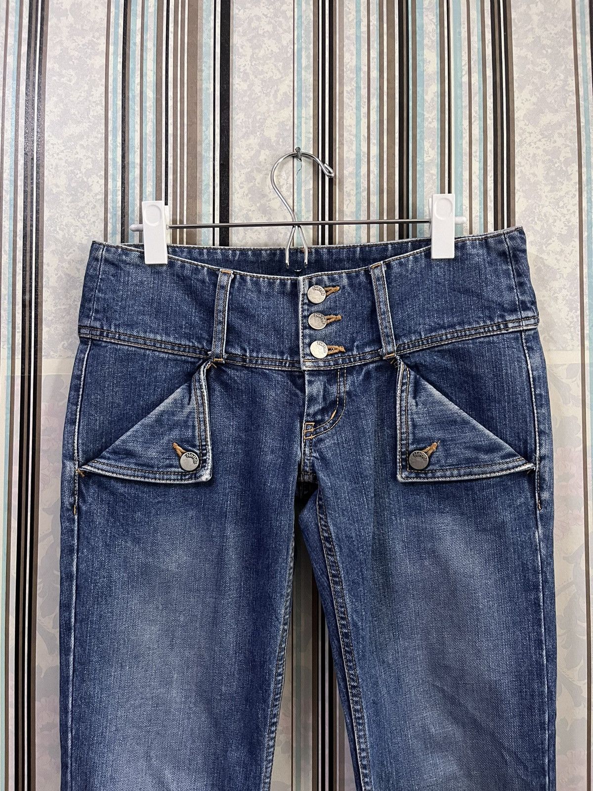 Ne-Net 00s ISSEY MIYAKE flap pockets #F3 Size 28" / US 6 / IT 42 - 1 Thumbnail