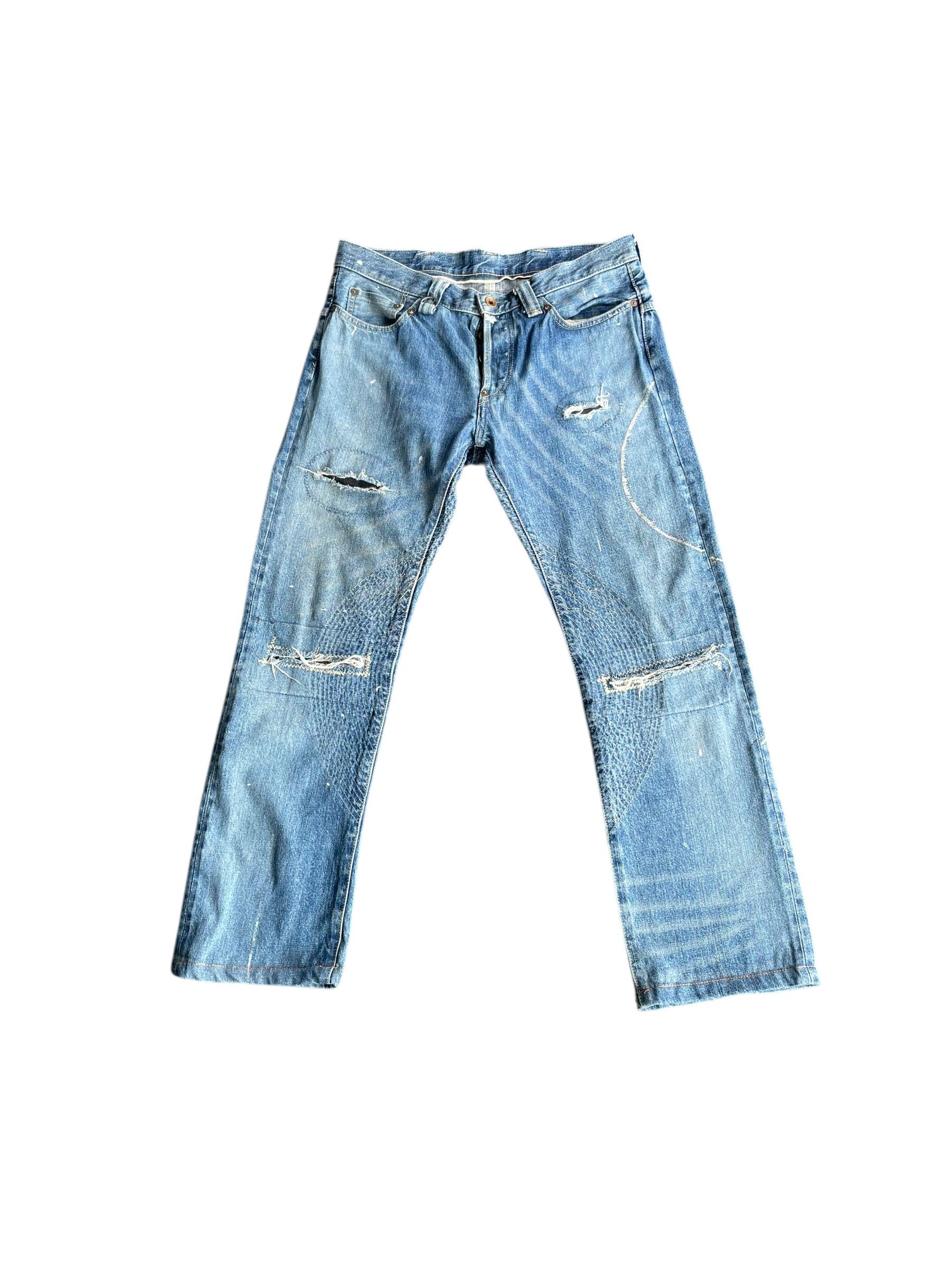 Japanese Brand Vintage Japan Unknown Brand Selvedge Denim Size US 34 / EU 50 - 2 Thumbnail