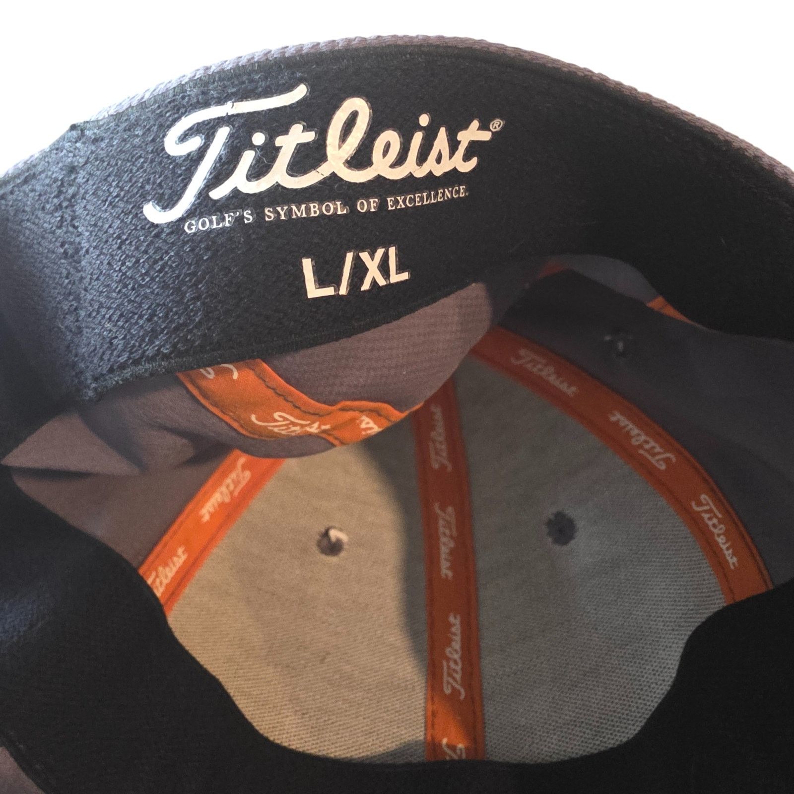 Titleist Titleist Mens Performance Golf Hat Cap L/XL Gray Orange Size ONE SIZE - 5 Thumbnail