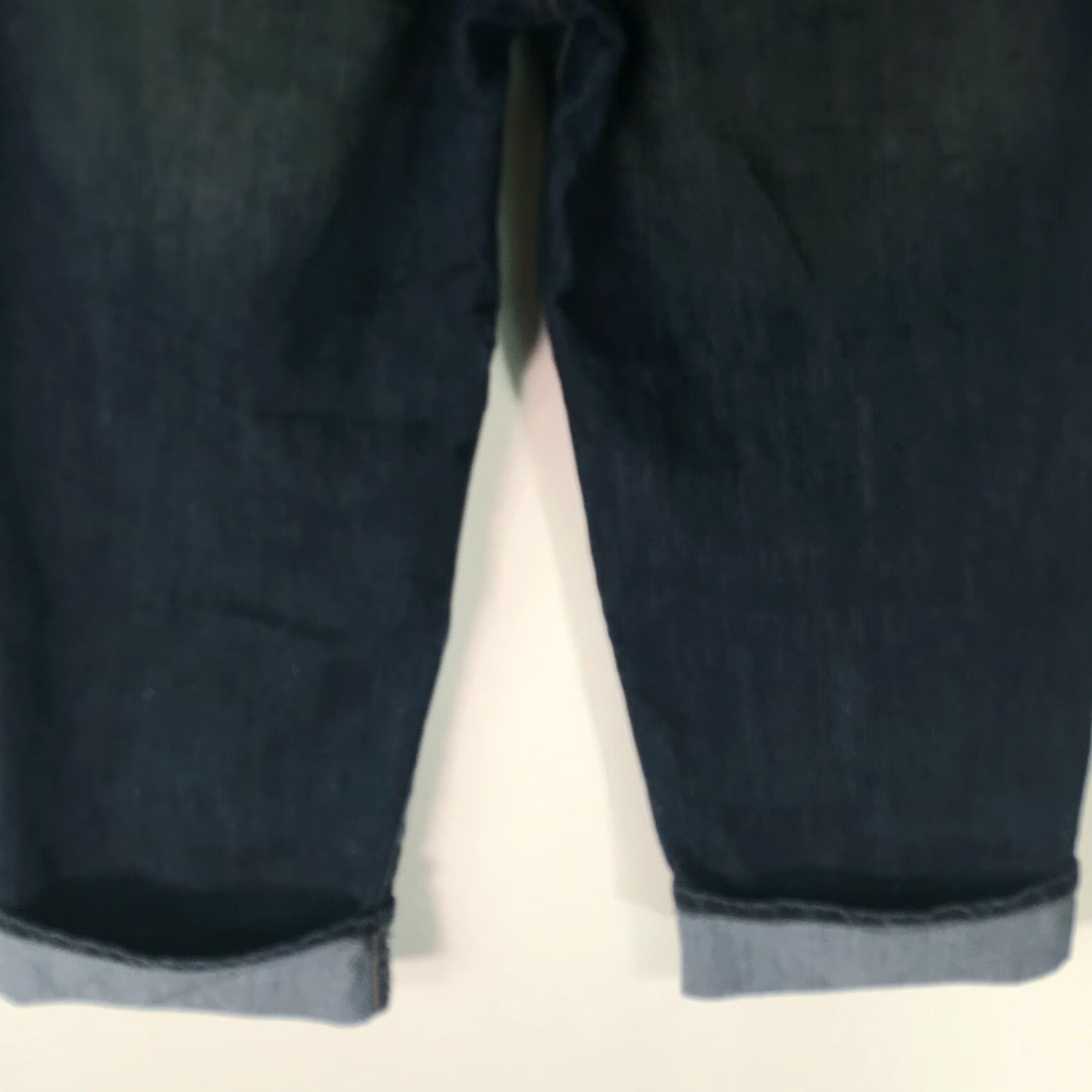 Denime Womens Sonoma Life + Style Straight Cuffed Stretch Blue Denim Capri Jeans Size 4 Size 27" / US 4 / IT 40 - 6 Thumbnail