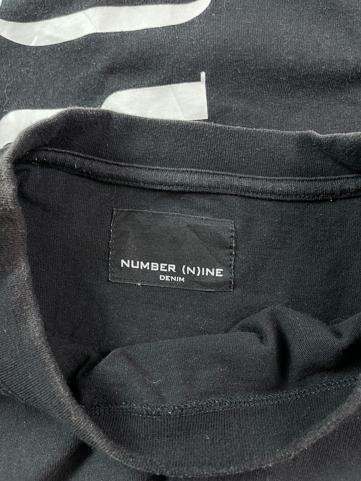 Japanese Brand × Number (N)ine Number (N)INE Black t-shirt Size US L / EU 52-54 / 3 - 3 Thumbnail