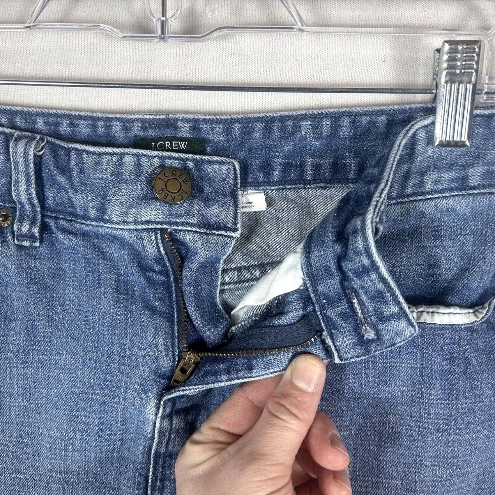 J.Crew J. Crew Stretch Jean Skirt Womens Size 2 Denim Blue Medium Wash Skirt Short Vintage No Size 26" / US 2 / IT 38 - 2 Thumbnail