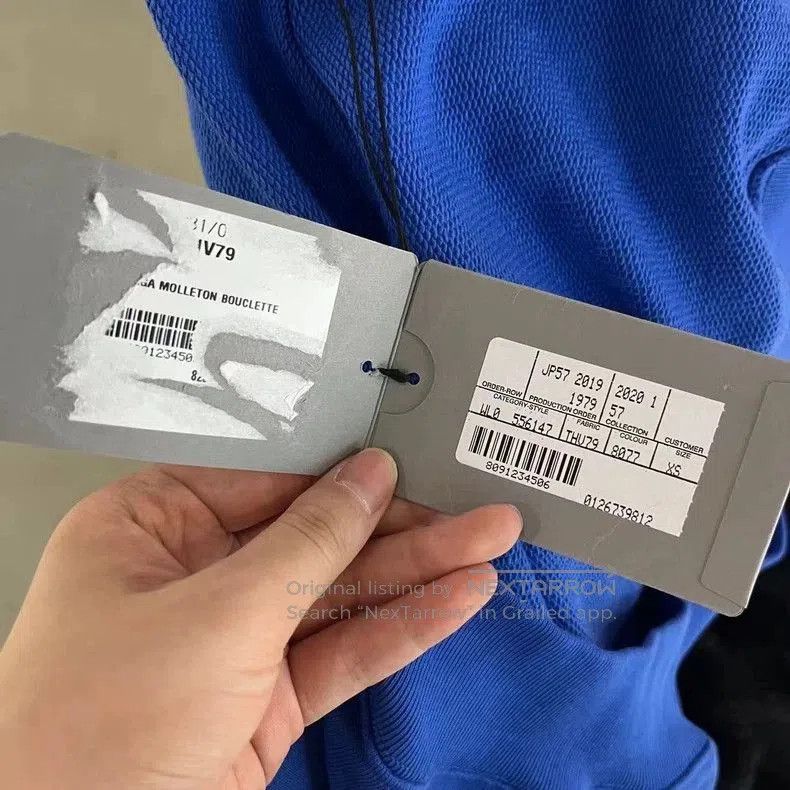 Balenciaga Balenciaga Blue Logo Print Sweatshirt. Size US XS / EU 42 / 0 - 3 Thumbnail