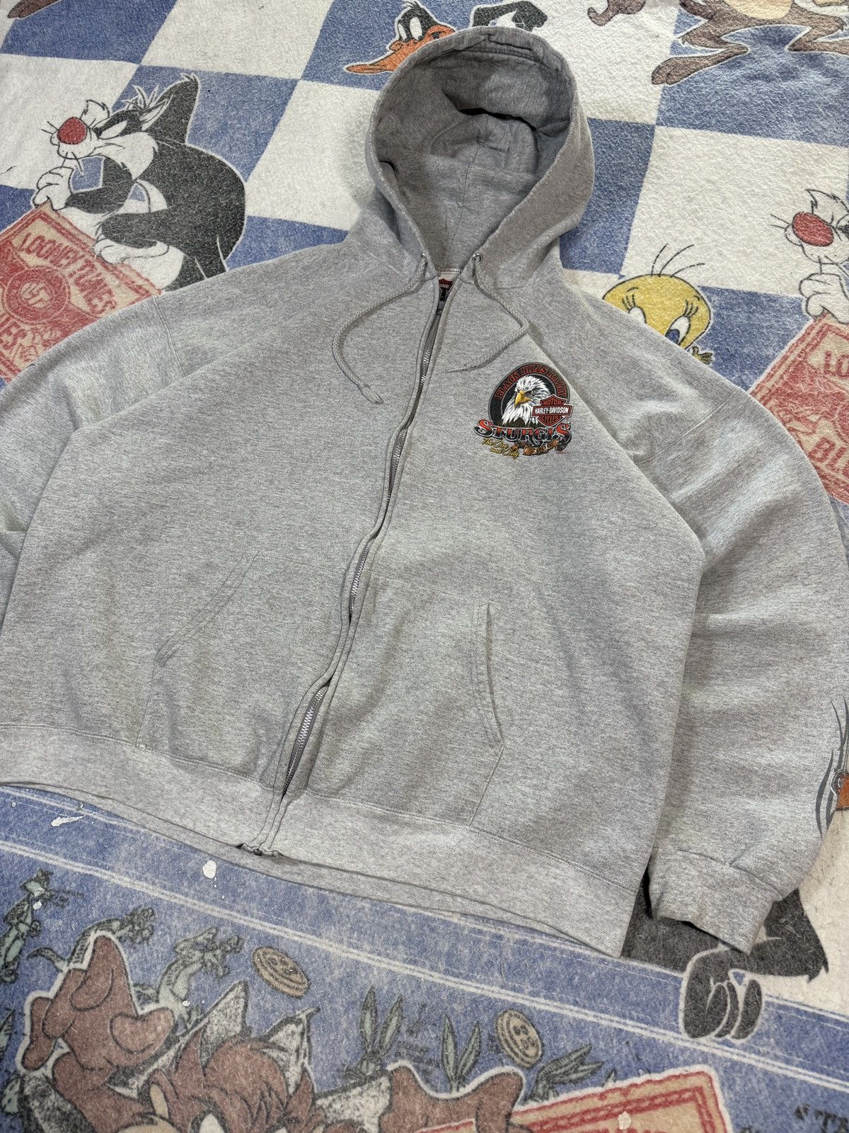 Harley Davidson Y2k harley sturgis zip up sweatshirt Size US XL / EU 56 / 4 - 2 Thumbnail