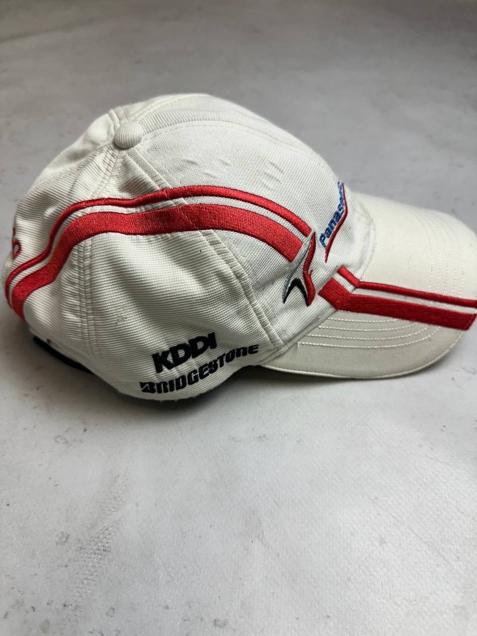 Vintage Vintage Panasonic Toyota Racing F-1 Cap Y2K Os Size ONE SIZE - 4 Thumbnail