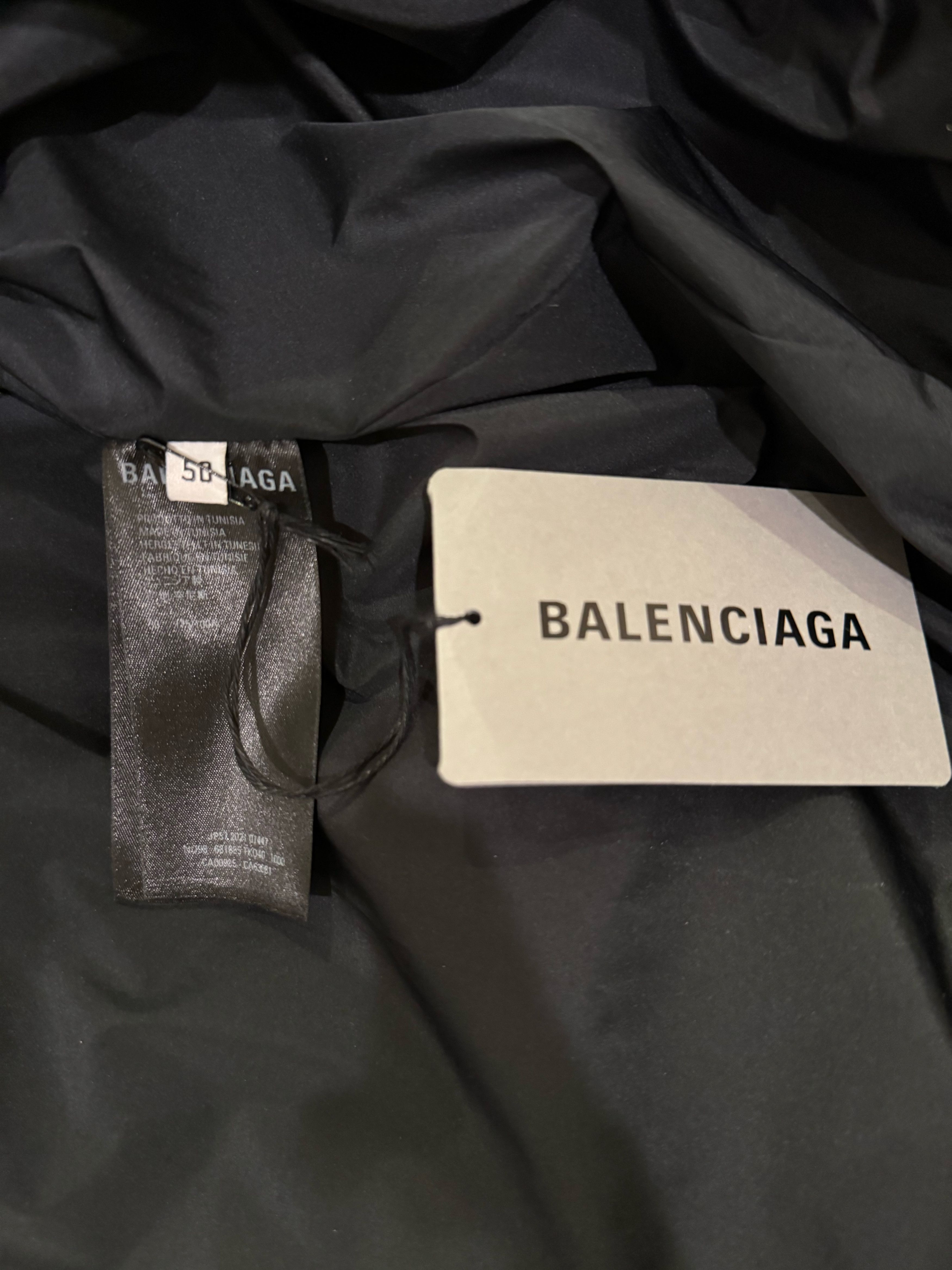 Balenciaga Balenciaga Oversized Quilted Logo Jacquard Puffer Jacket Size US L / EU 52-54 / 3 - 8 Thumbnail