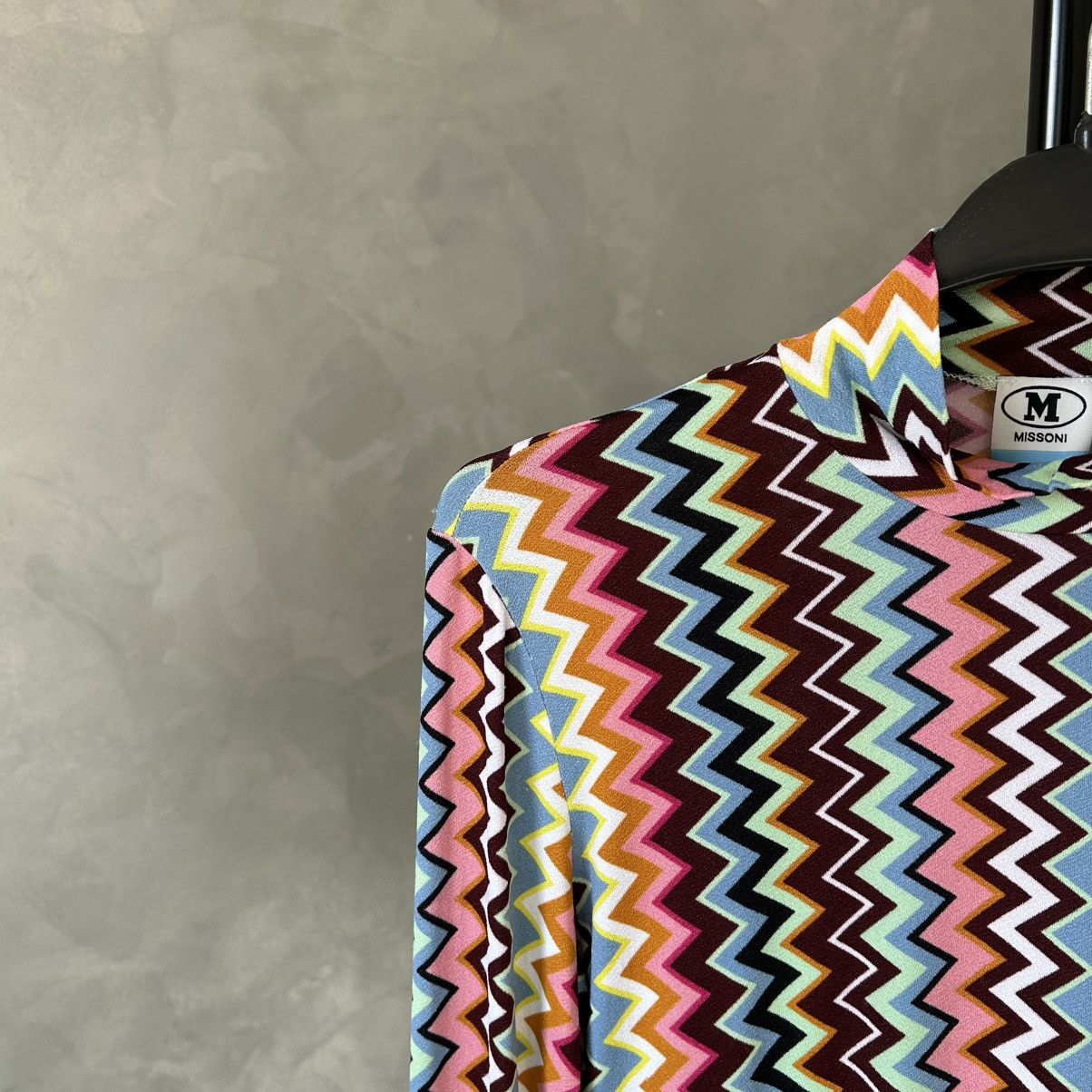 Missoni Missoni Zig Zag Turtleneck Top Size M / US 6-8 / IT 42-44 - 7 Thumbnail