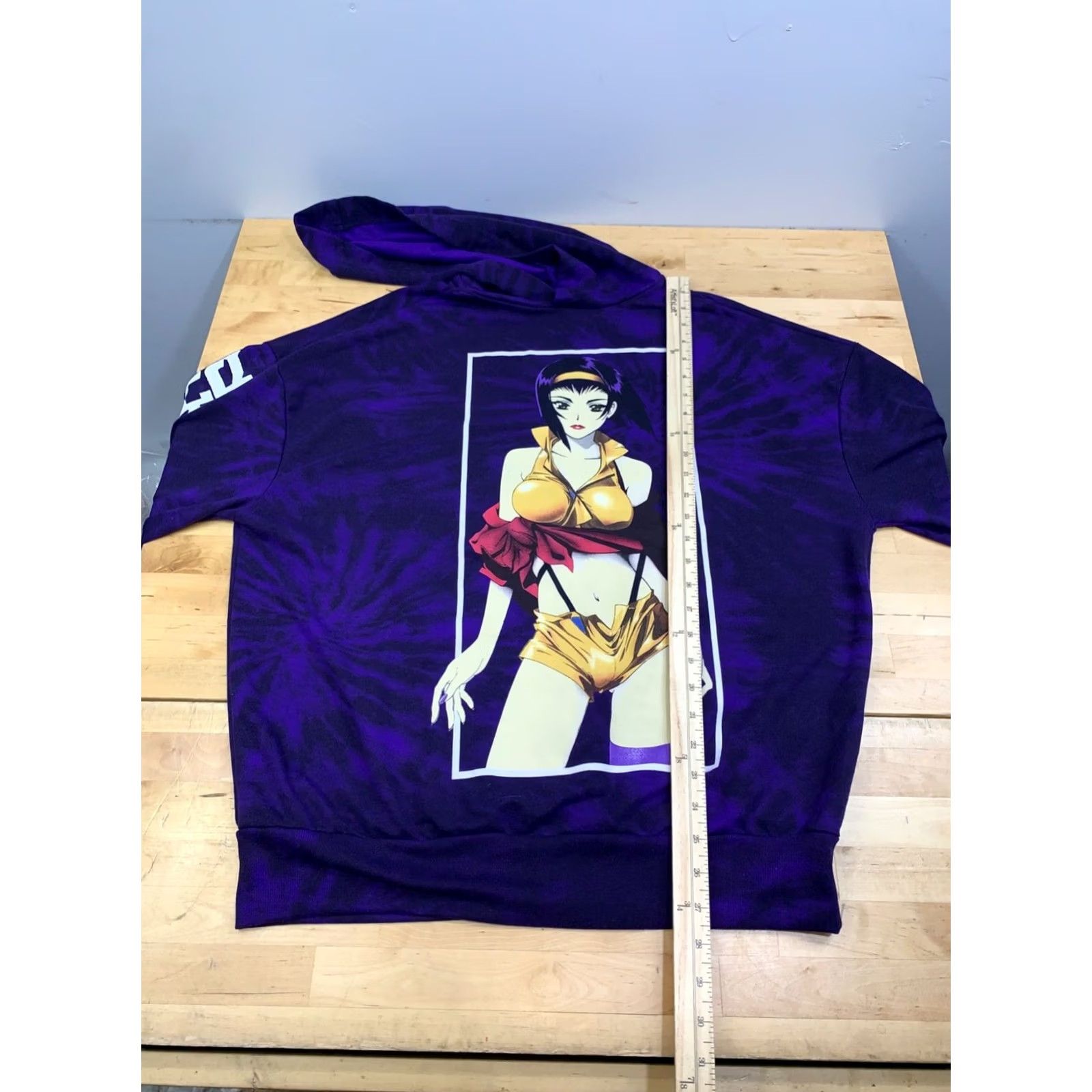 Valentino Cowboy Depop Hoodie Men L Purple Tie Dye Lightweight Fleece 12997 Size US L / EU 52-54 / 3 - 5 Thumbnail
