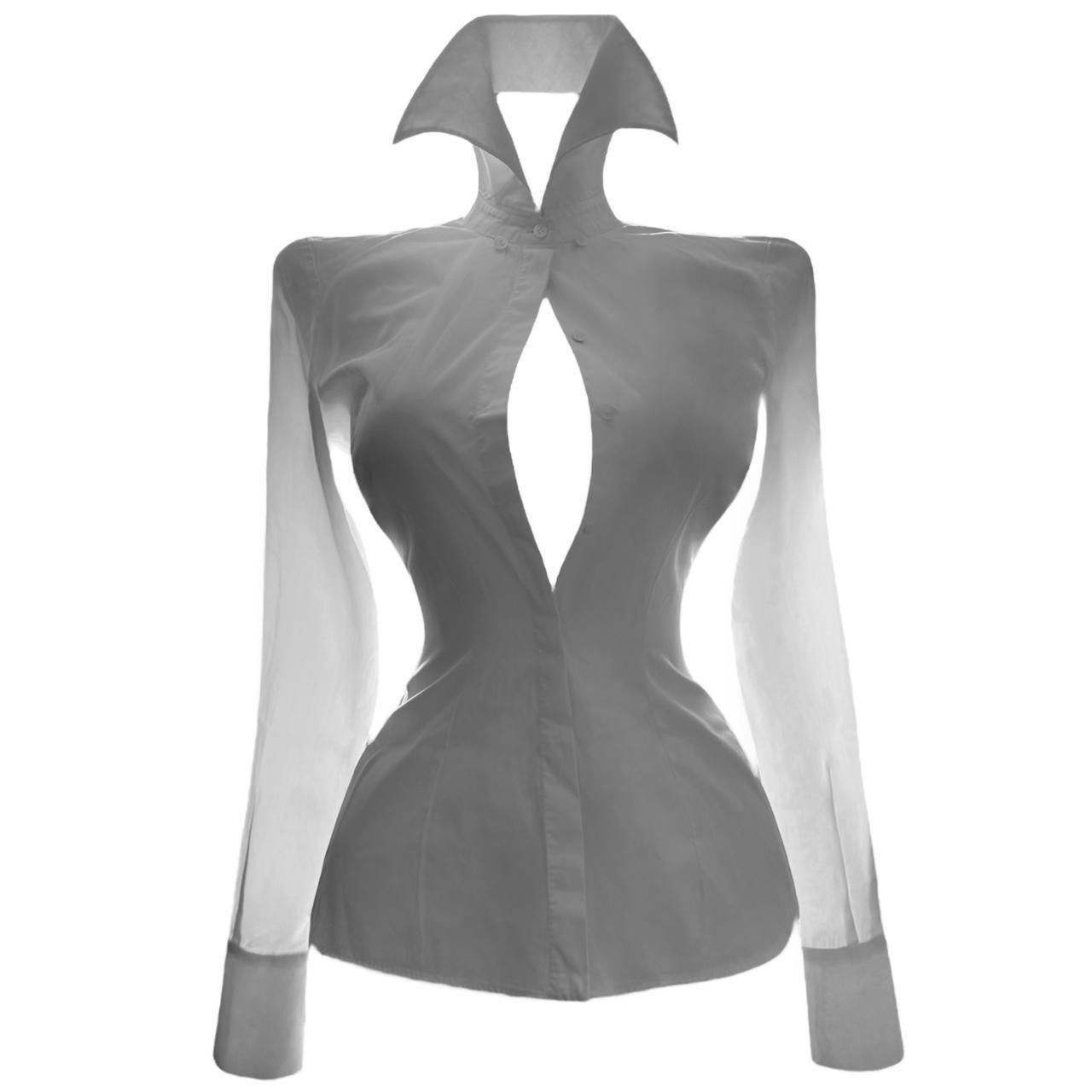 Alexander McQueen Alexander McQueen 2008 blouse Size S / US 4 / IT 40 - 1 Thumbnail