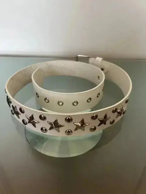 Other Star Studded Belt (white) Size ONE SIZE - 5 Thumbnail