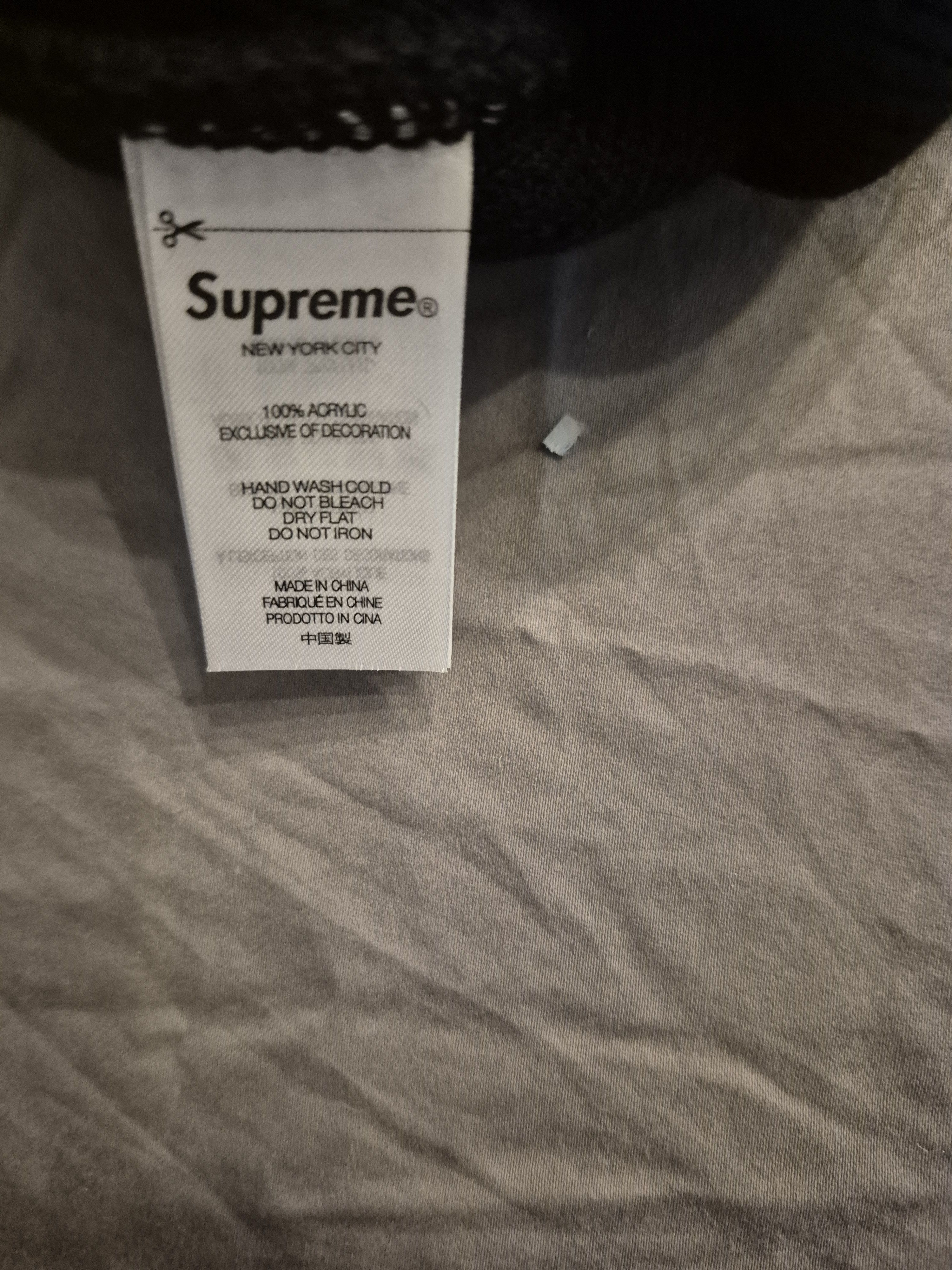 Supreme Supreme MF Doom Black Beanie Size ONE SIZE - 4 Thumbnail