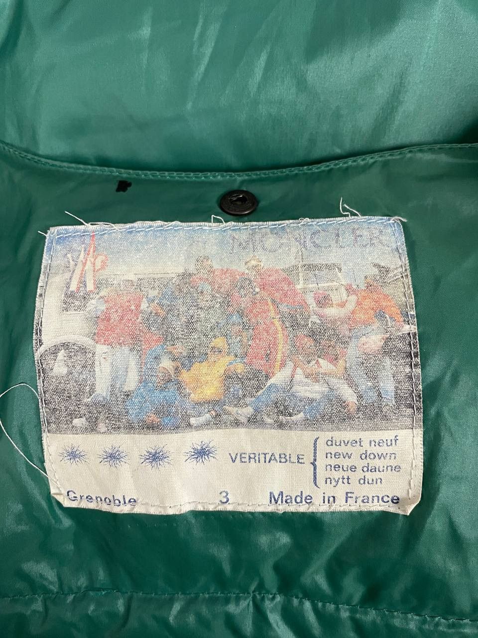 Moncler Moncler Down Vest Jacket Vintage Green 1990s Size US M / EU 48-50 / 2 - 13 Thumbnail