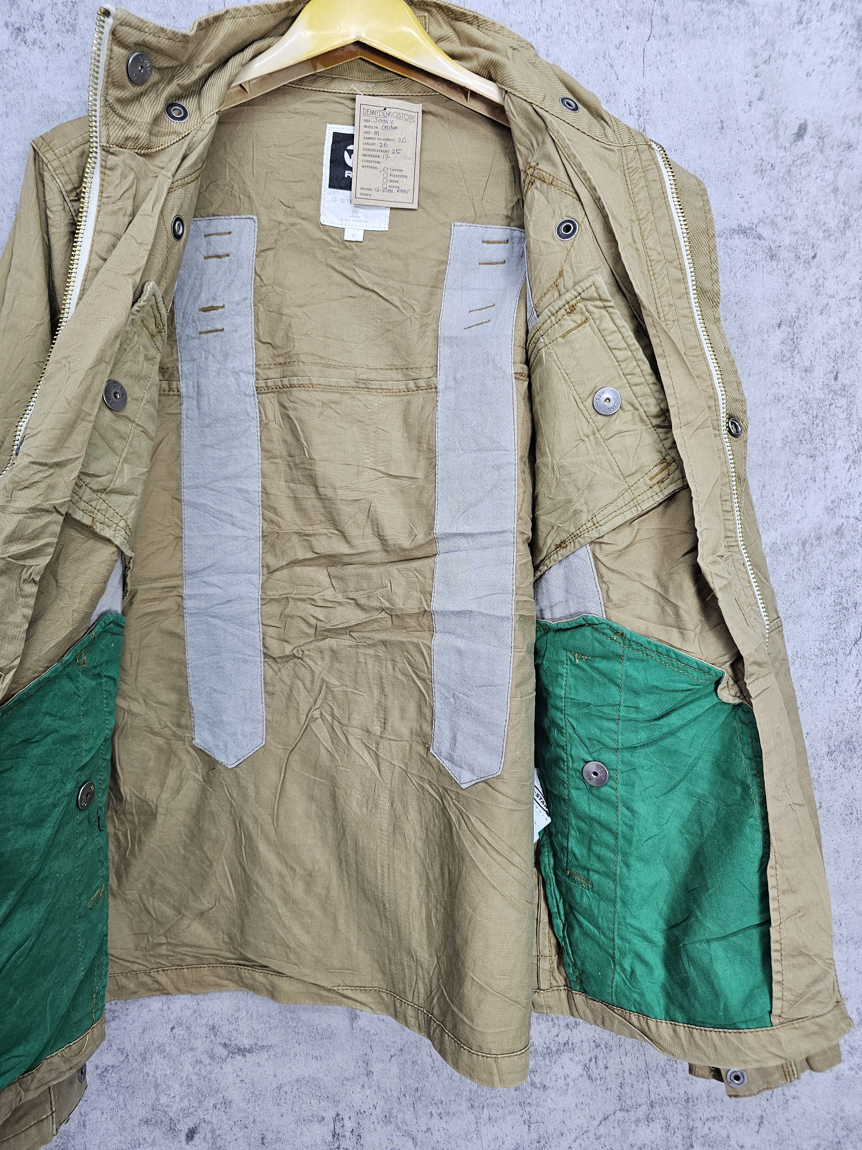 Other G-STAR RAW Multi Pockets Bikers Riders Jacket J0054 Size US M / EU 48-50 / 2 - 10 Thumbnail